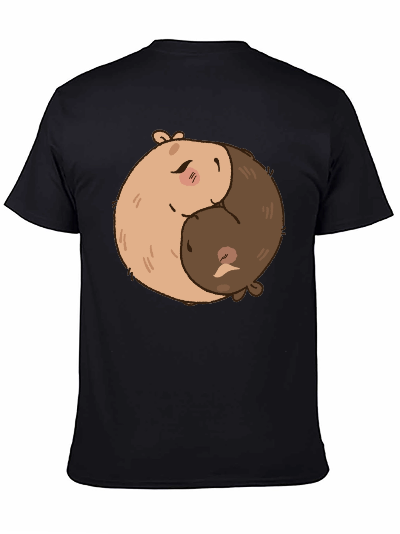 Yin Yang Capybara Graphic Tee