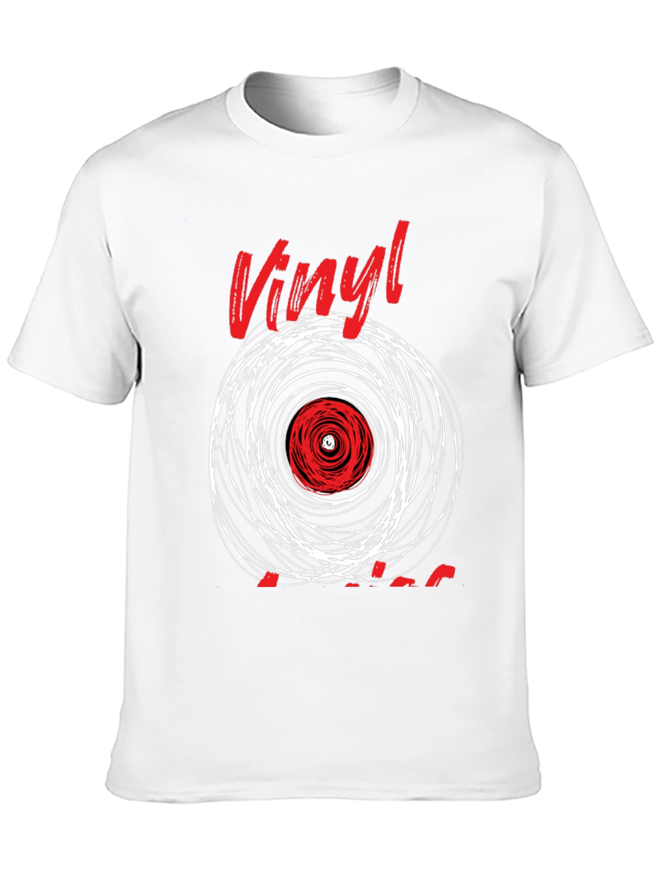 Vinyl Record Graphic T-Shirt - Music Lover Tee