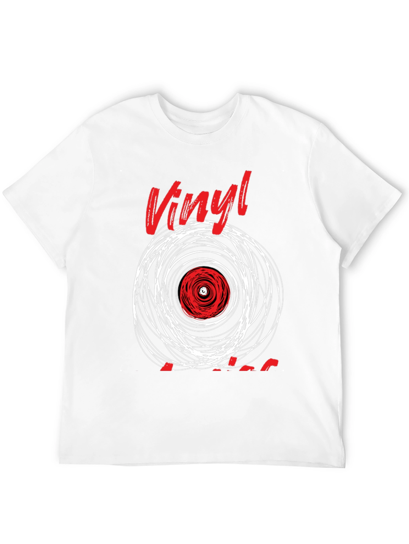 Vinyl Record Graphic T-Shirt - Music Lover Tee