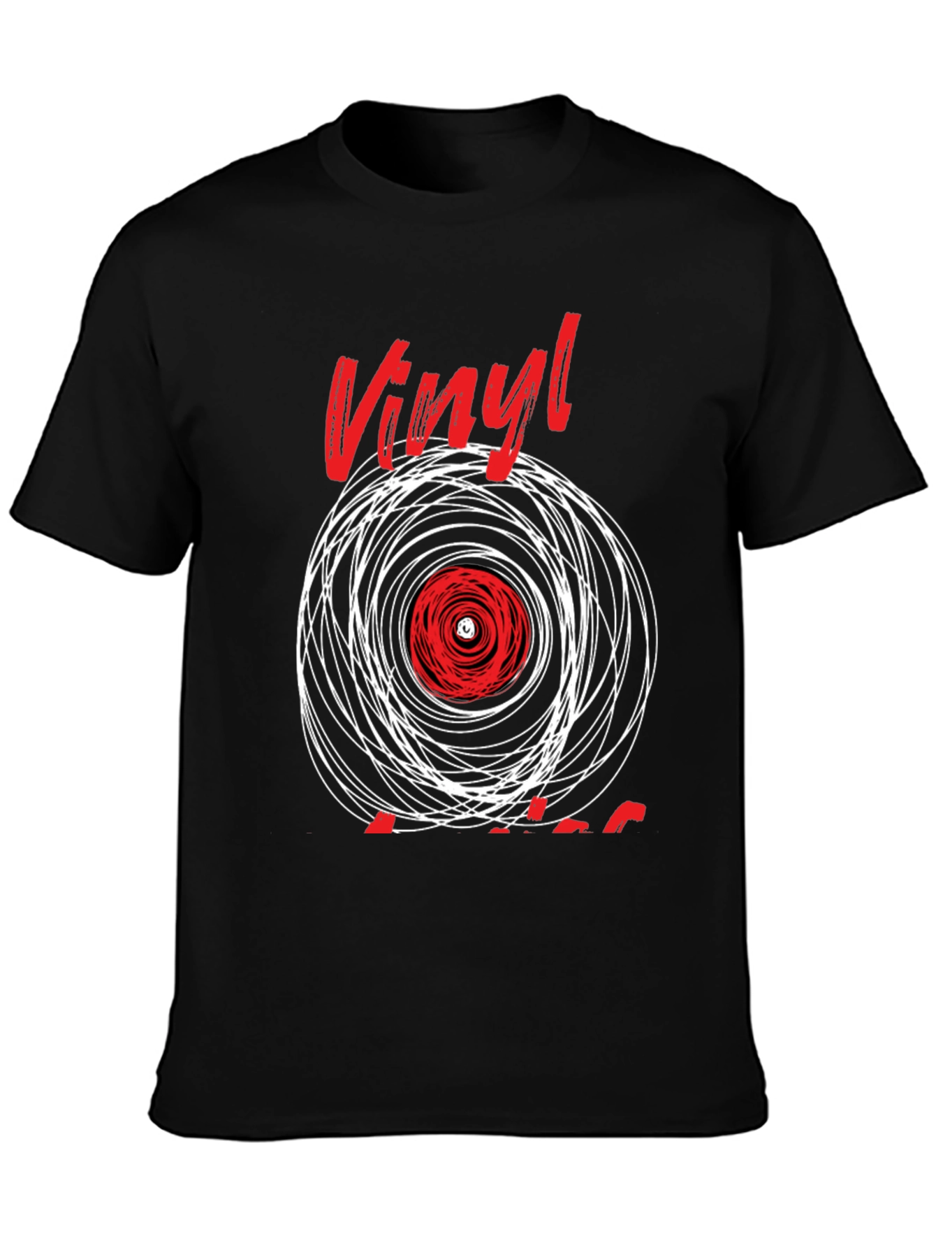 Vinyl Record Graphic T-Shirt - Music Lover Tee