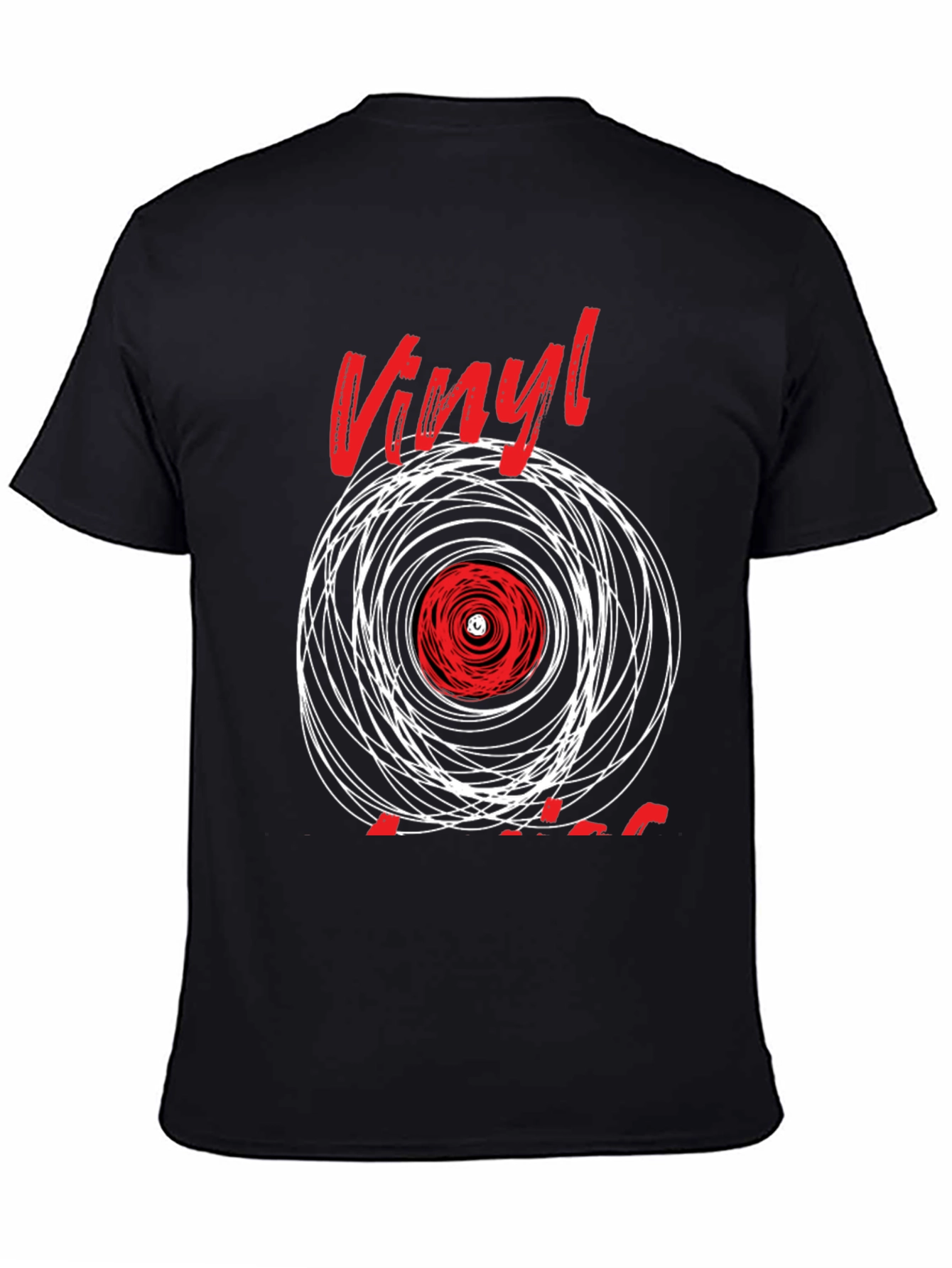 Vinyl Record Graphic T-Shirt - Music Lover Tee