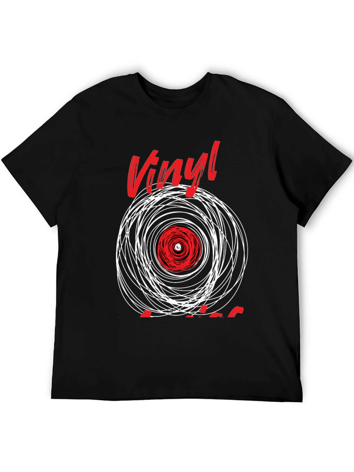 Vinyl Record Graphic T-Shirt - Music Lover Tee