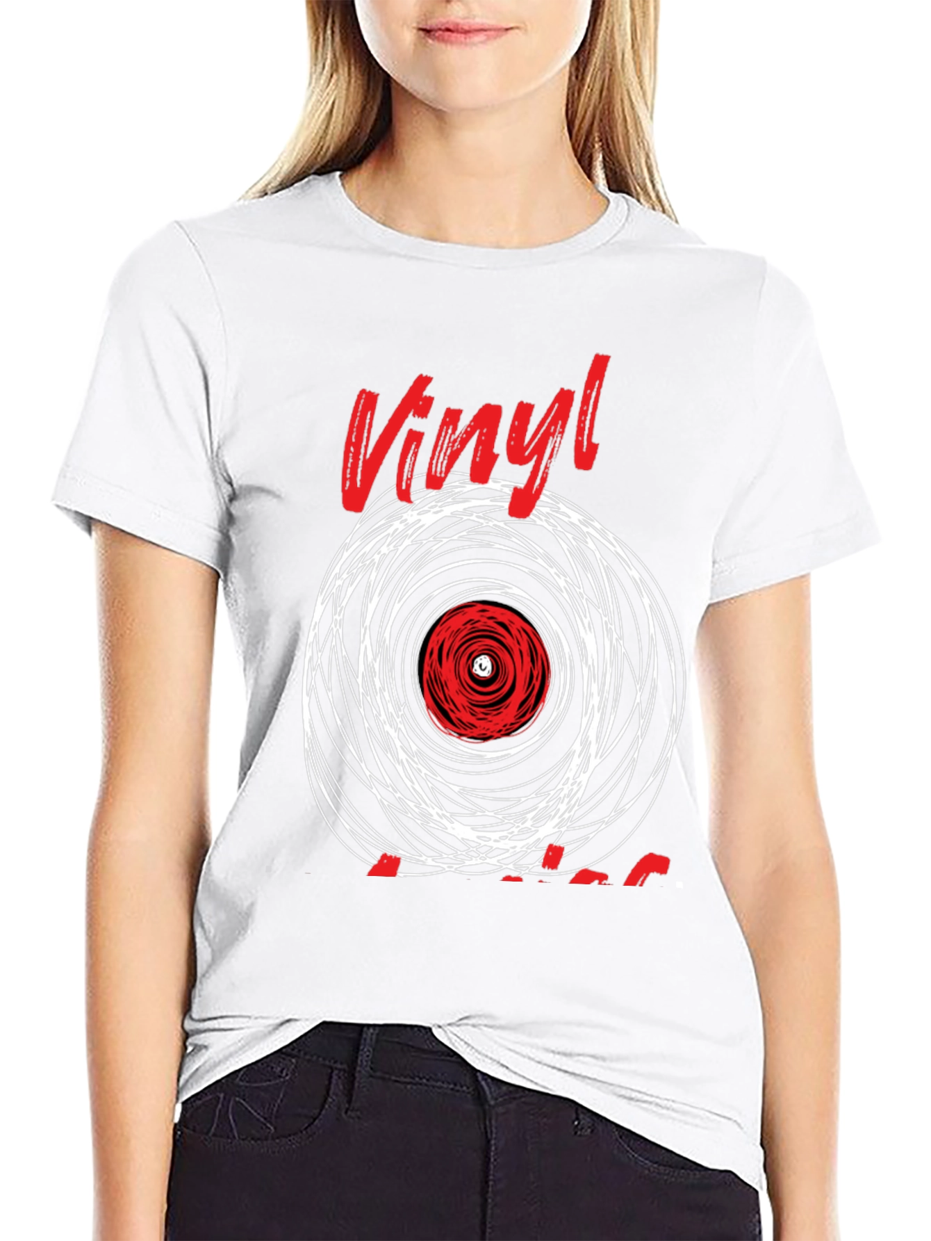 Vinyl Record Graphic T-Shirt - Music Lover Tee