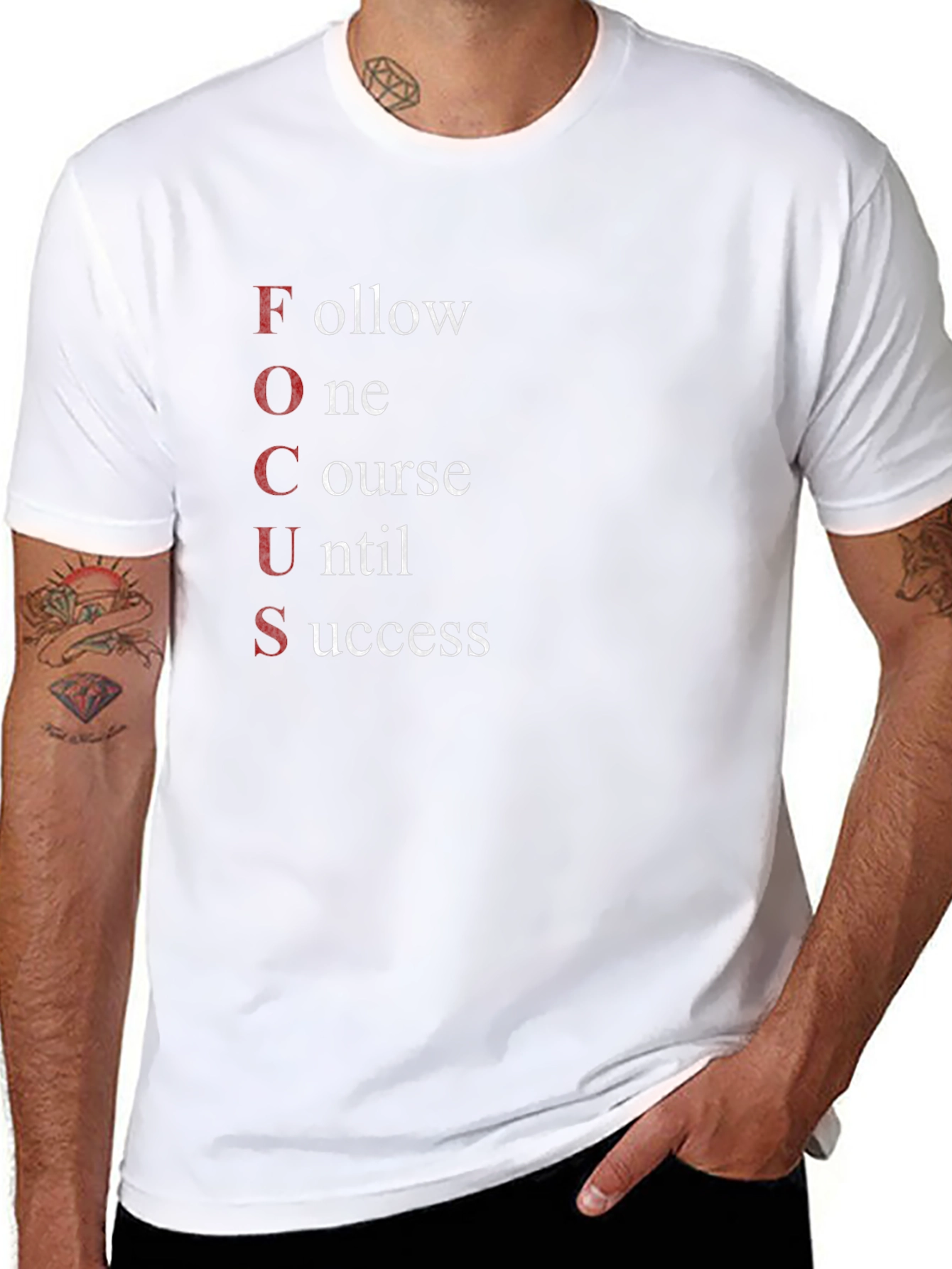 Motivational FOCUS Graphic T-Shirt
