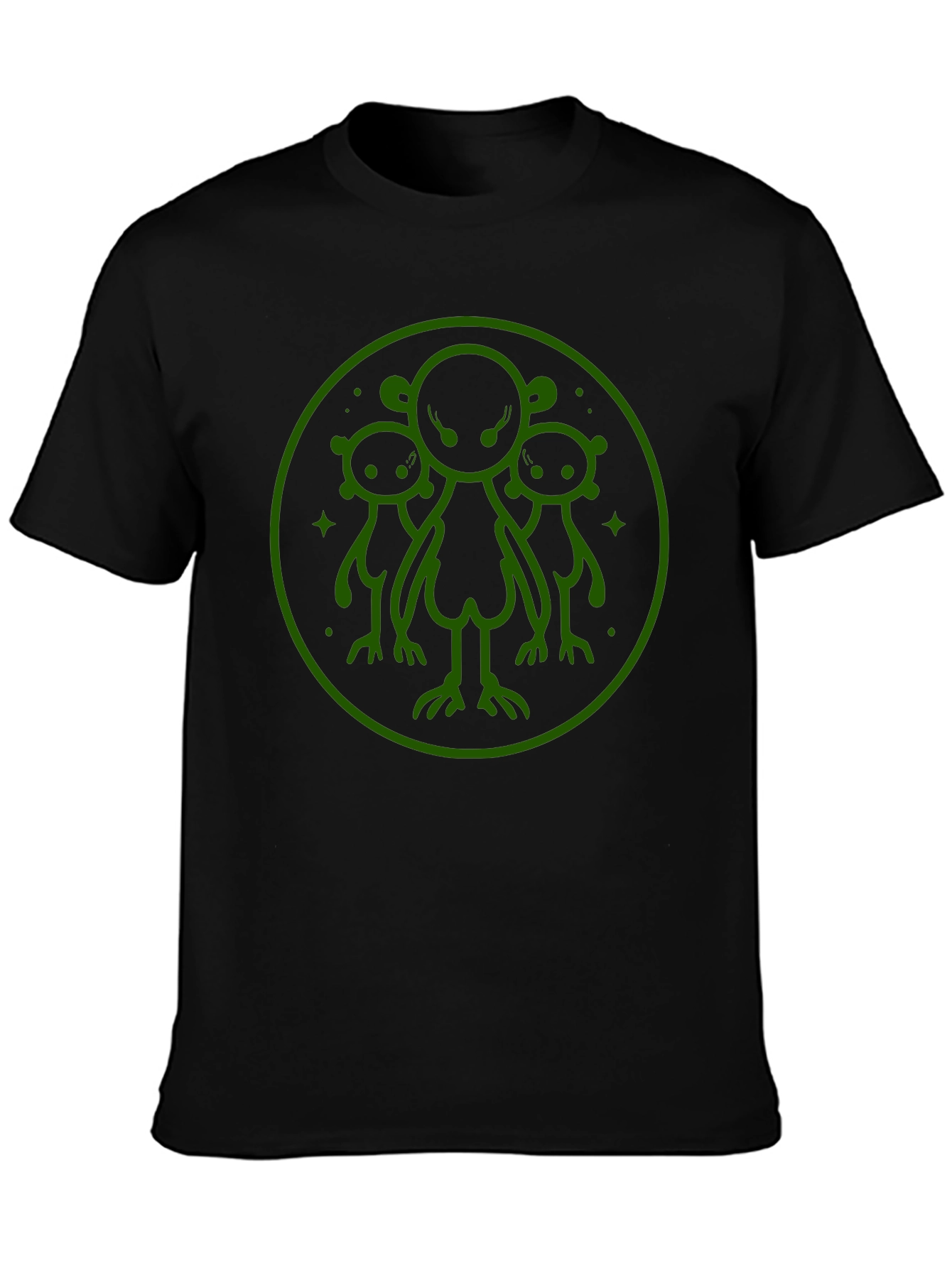 Alien Graphic T-Shirt - Black