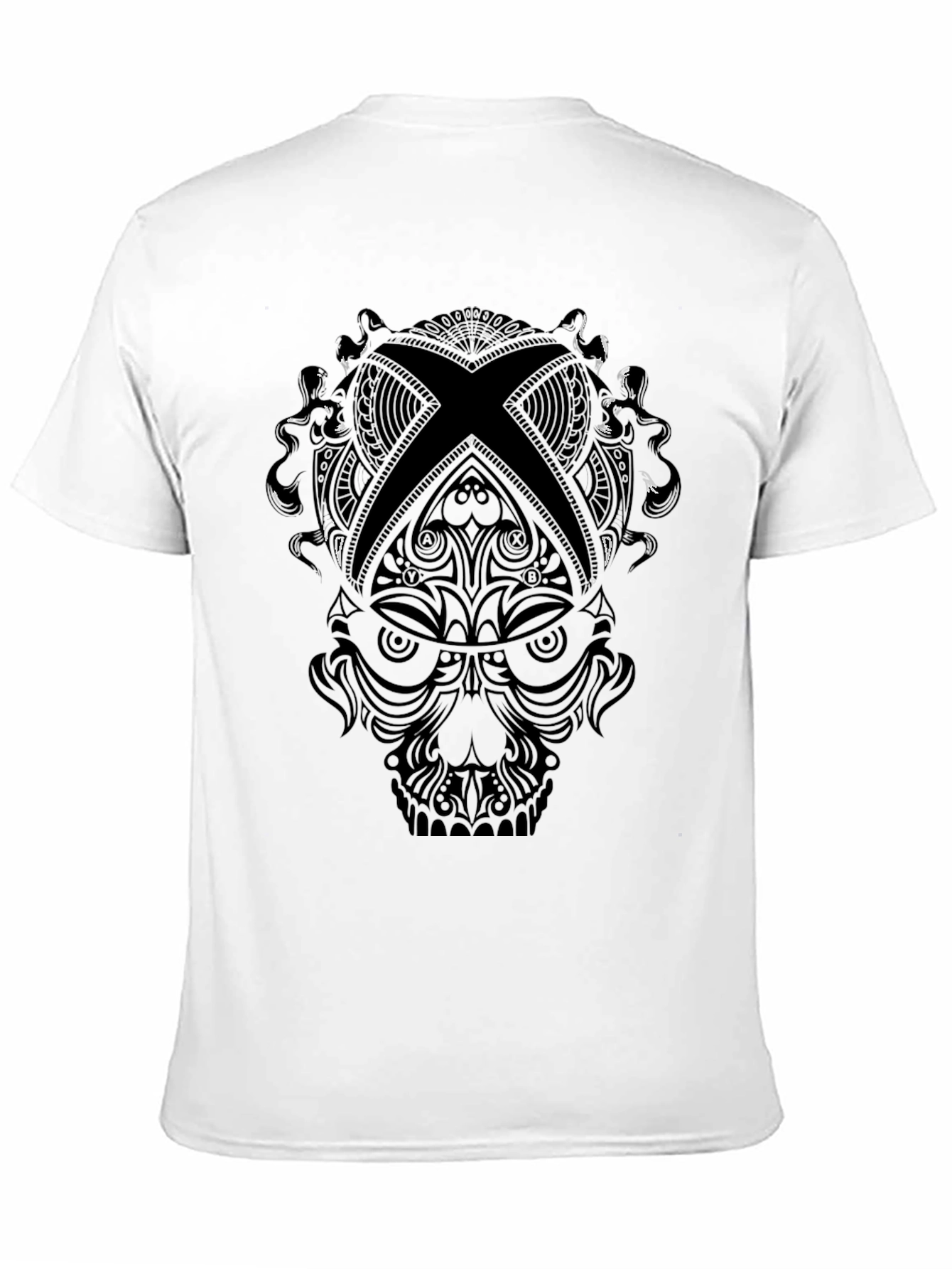 Skull Xbox Logo Black T-Shirt