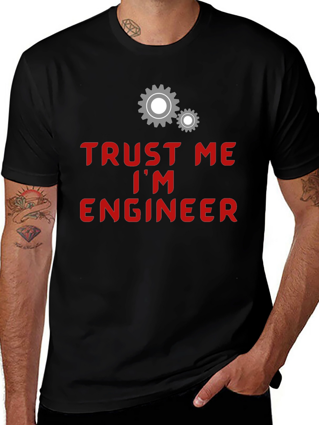 Trust Me Im Engineer T-Shirt - Funny Gear Design
