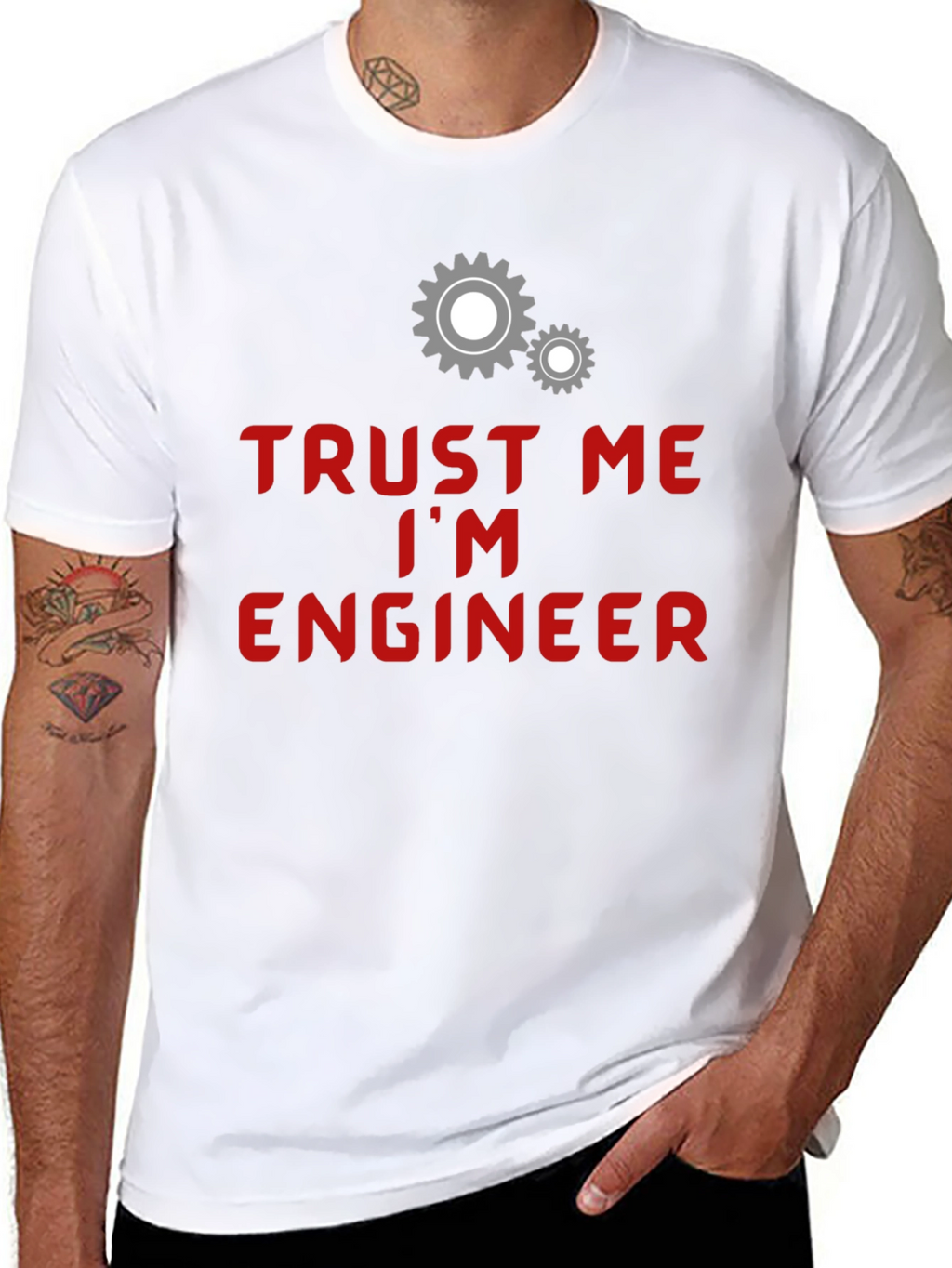 Trust Me Im Engineer T-Shirt - Funny Gear Design