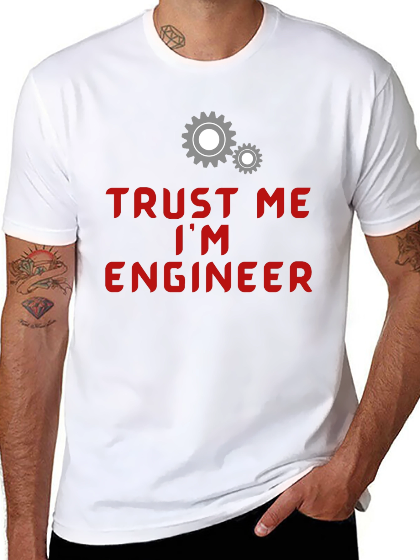 Trust Me Im Engineer T-Shirt - Funny Gear Design