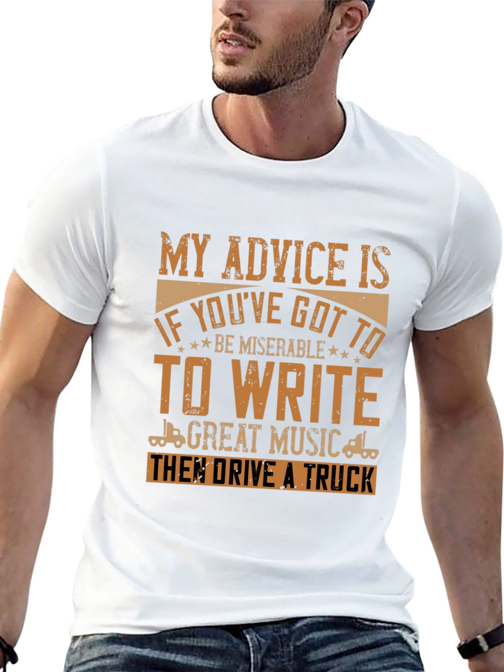 Truck Driver Humor Graphic Tee