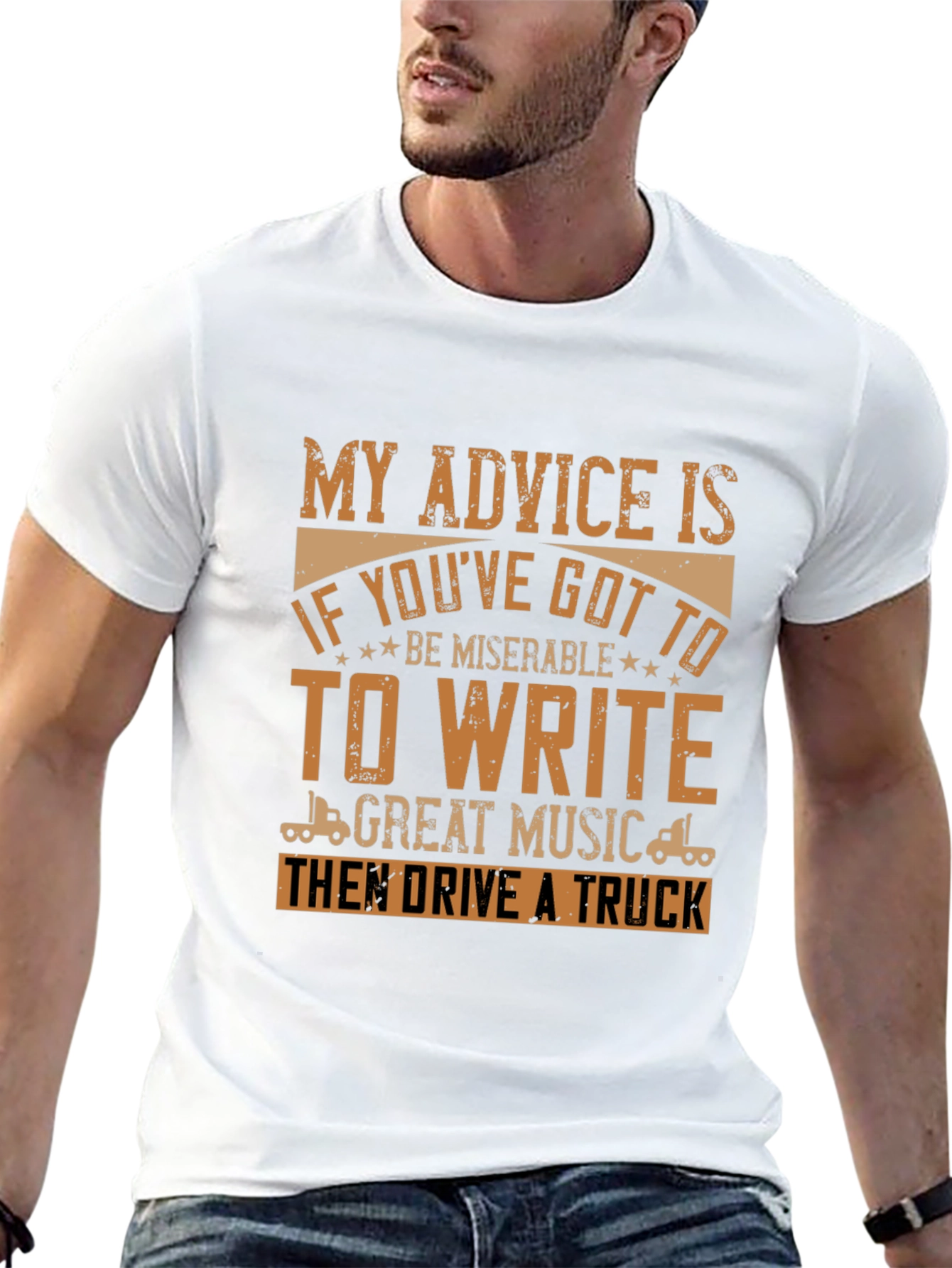 Truck Driver Humor Graphic Tee