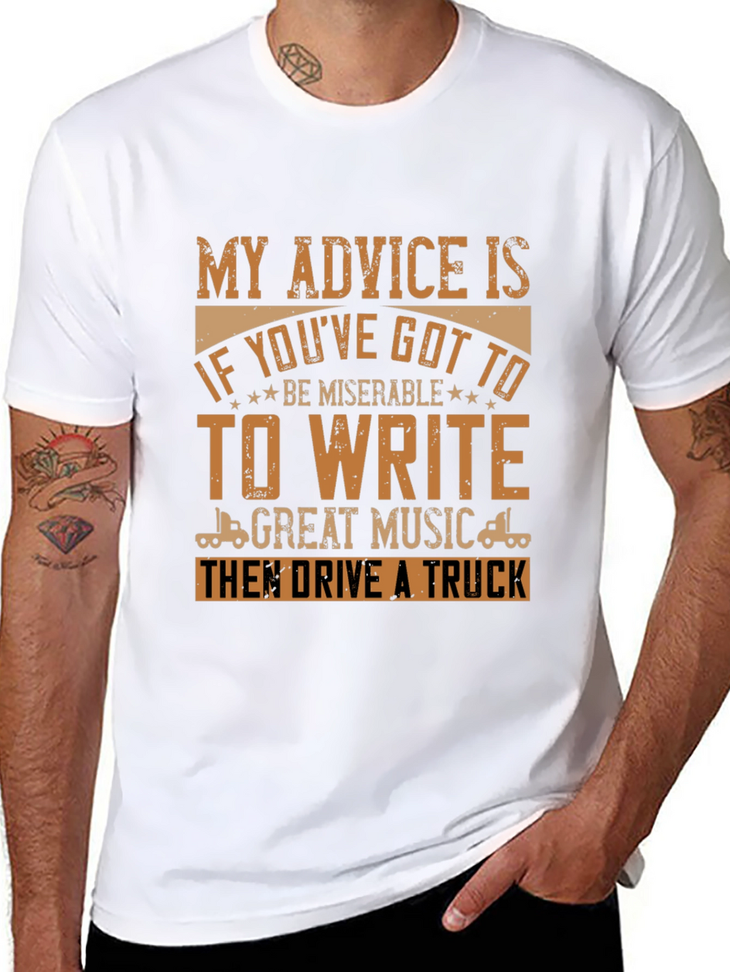 Truck Driver Humor Graphic Tee