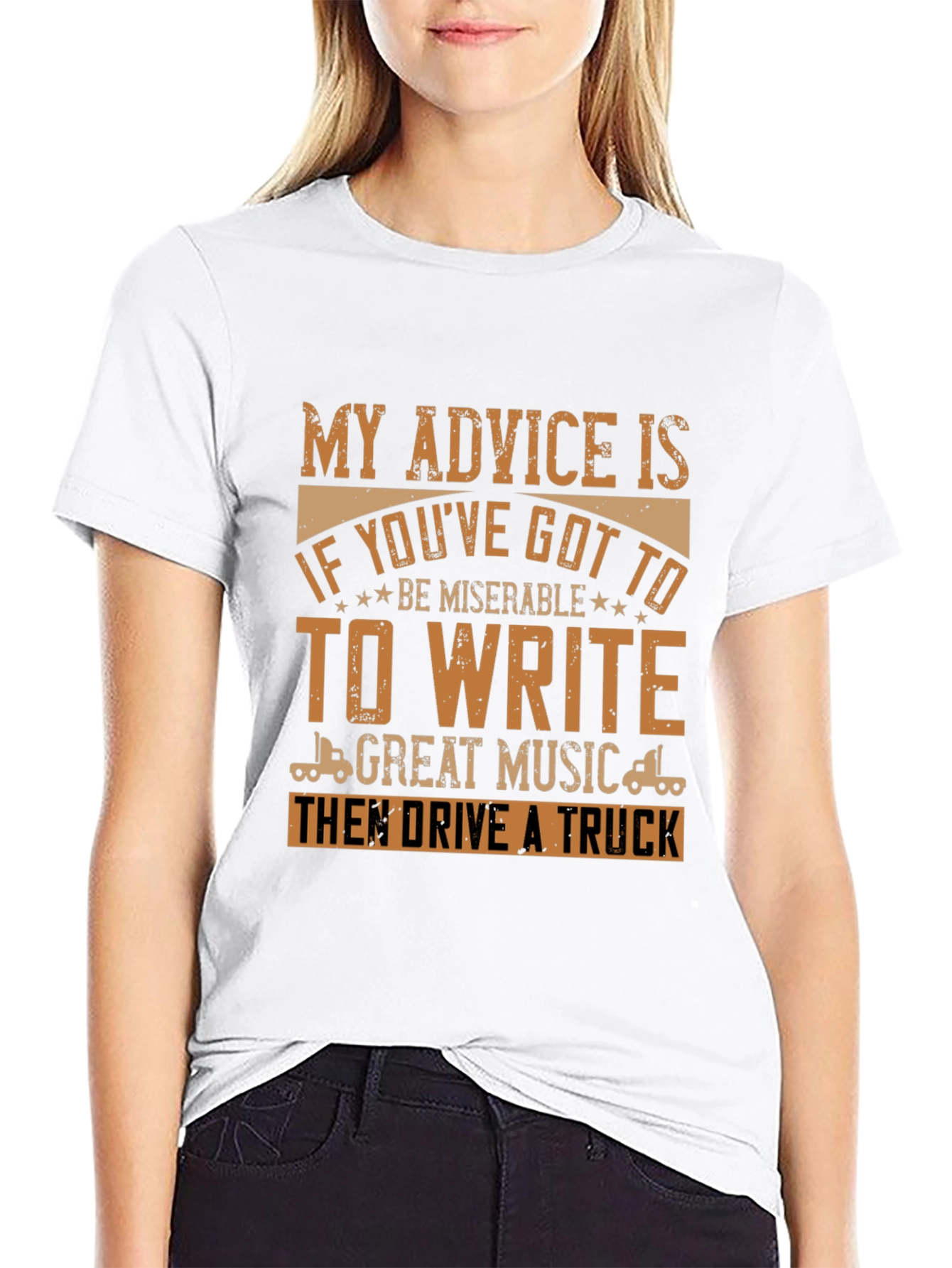 Truck Driver Humor Graphic Tee