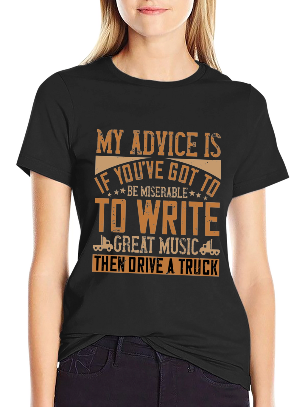 Truck Driver Humor Graphic Tee
