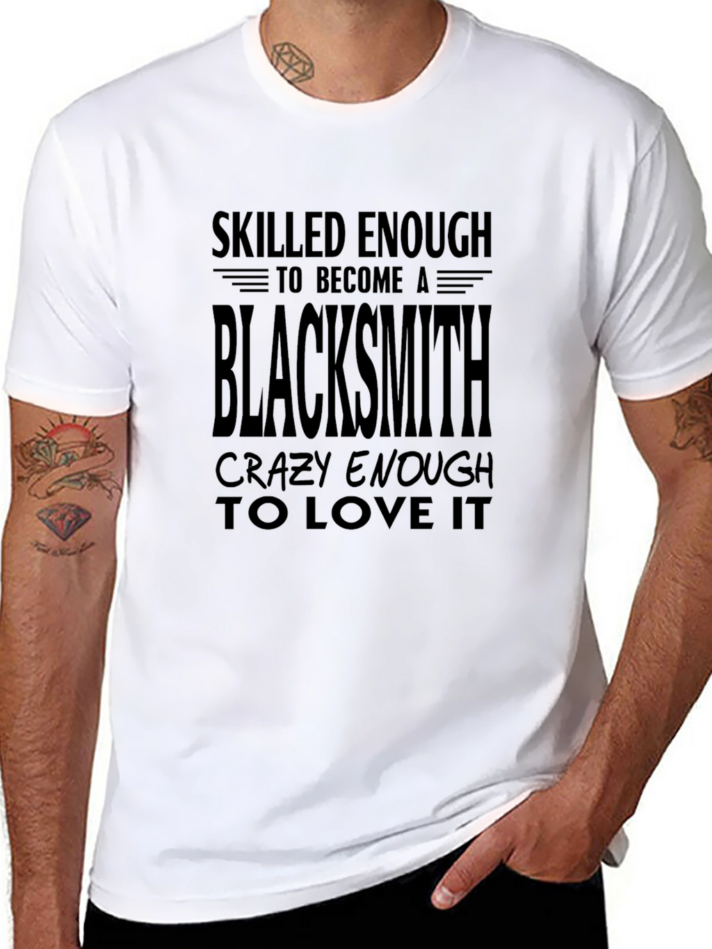 Skilled Blacksmith T-Shirt Funny Blacksmith Gift