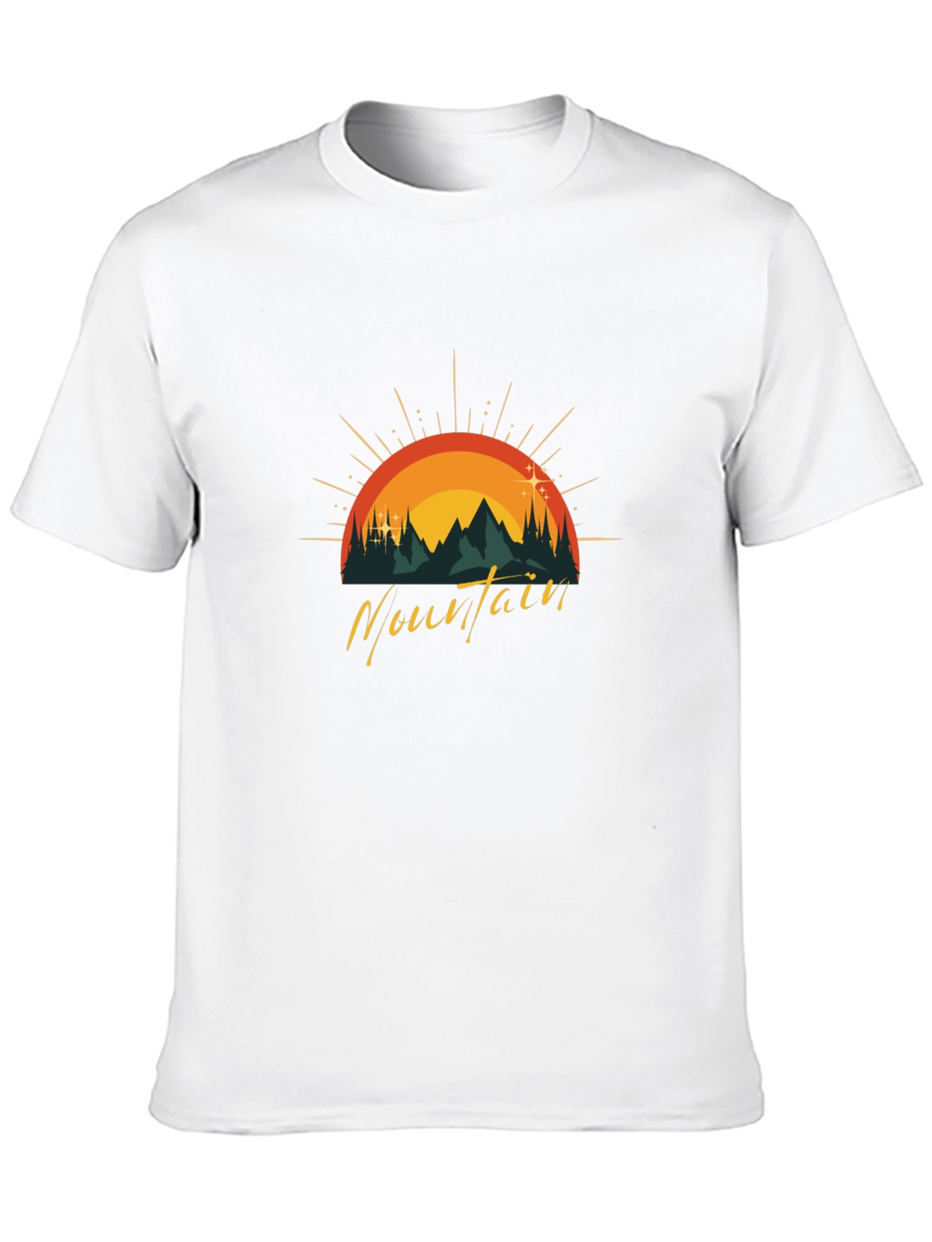 Mountain Graphic Tee - Black