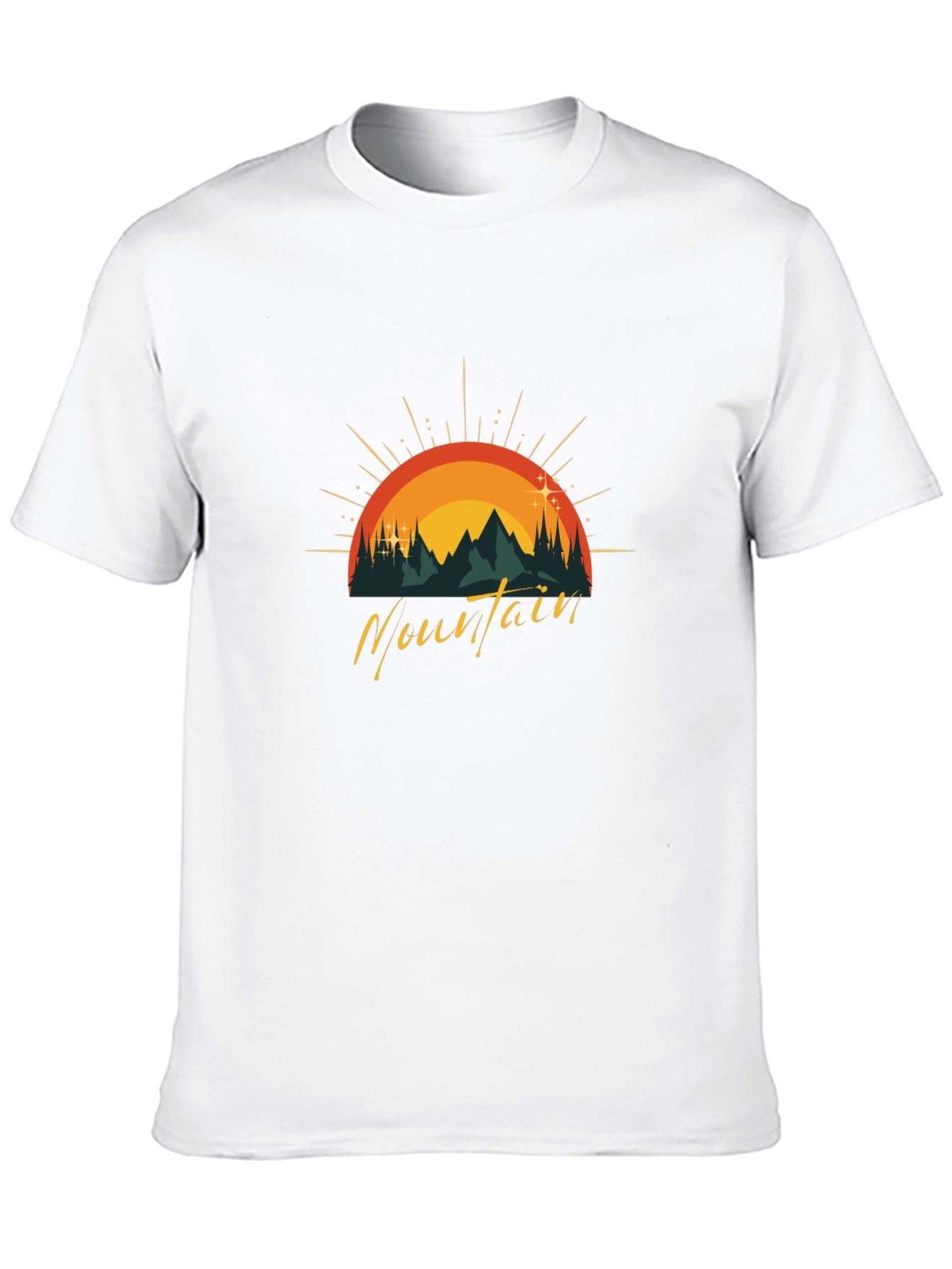 Mountain Graphic Tee - Black