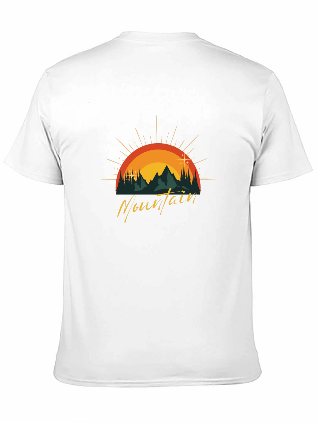 Mountain Graphic Tee - Black