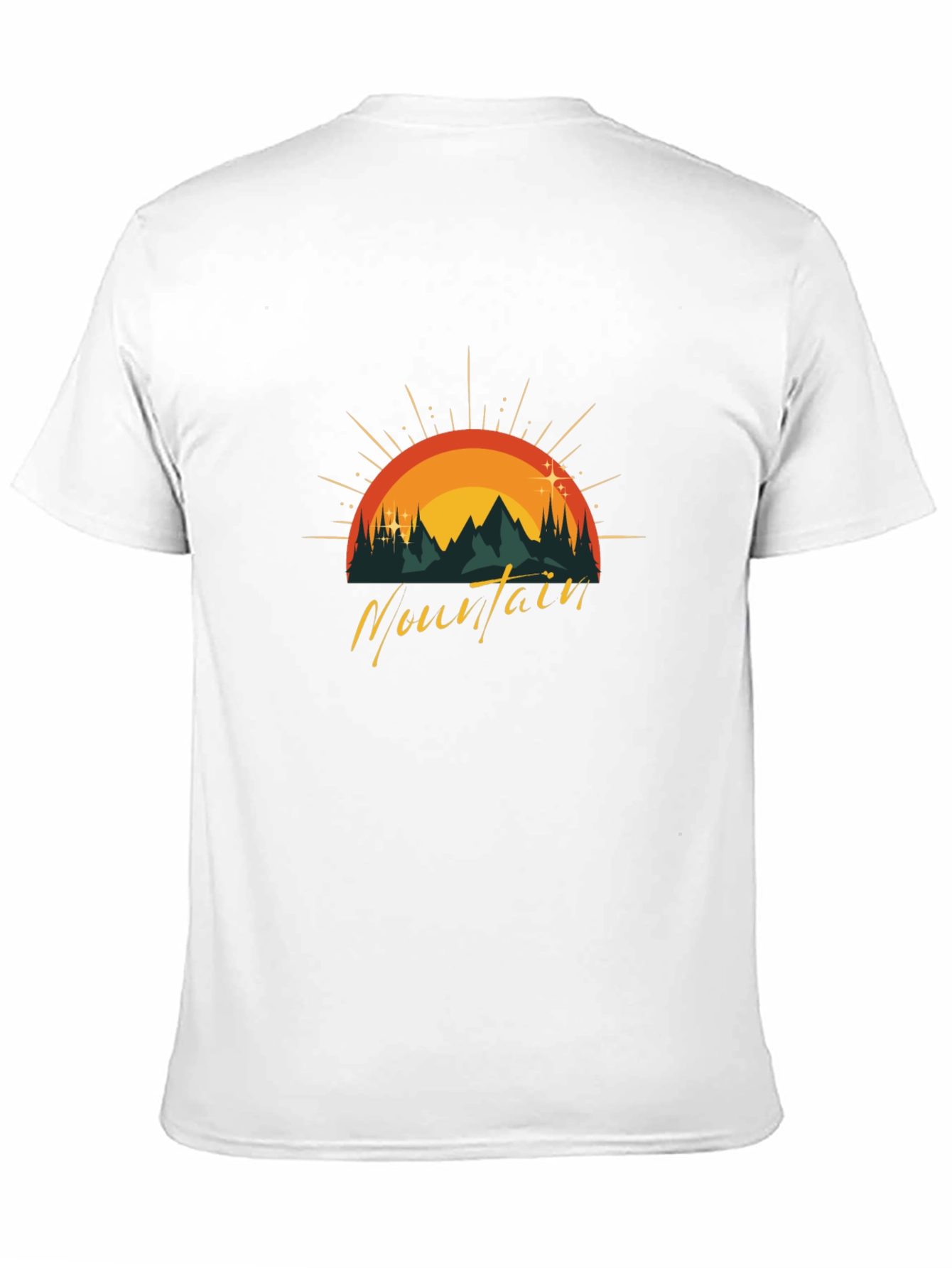 Mountain Graphic Tee - Black