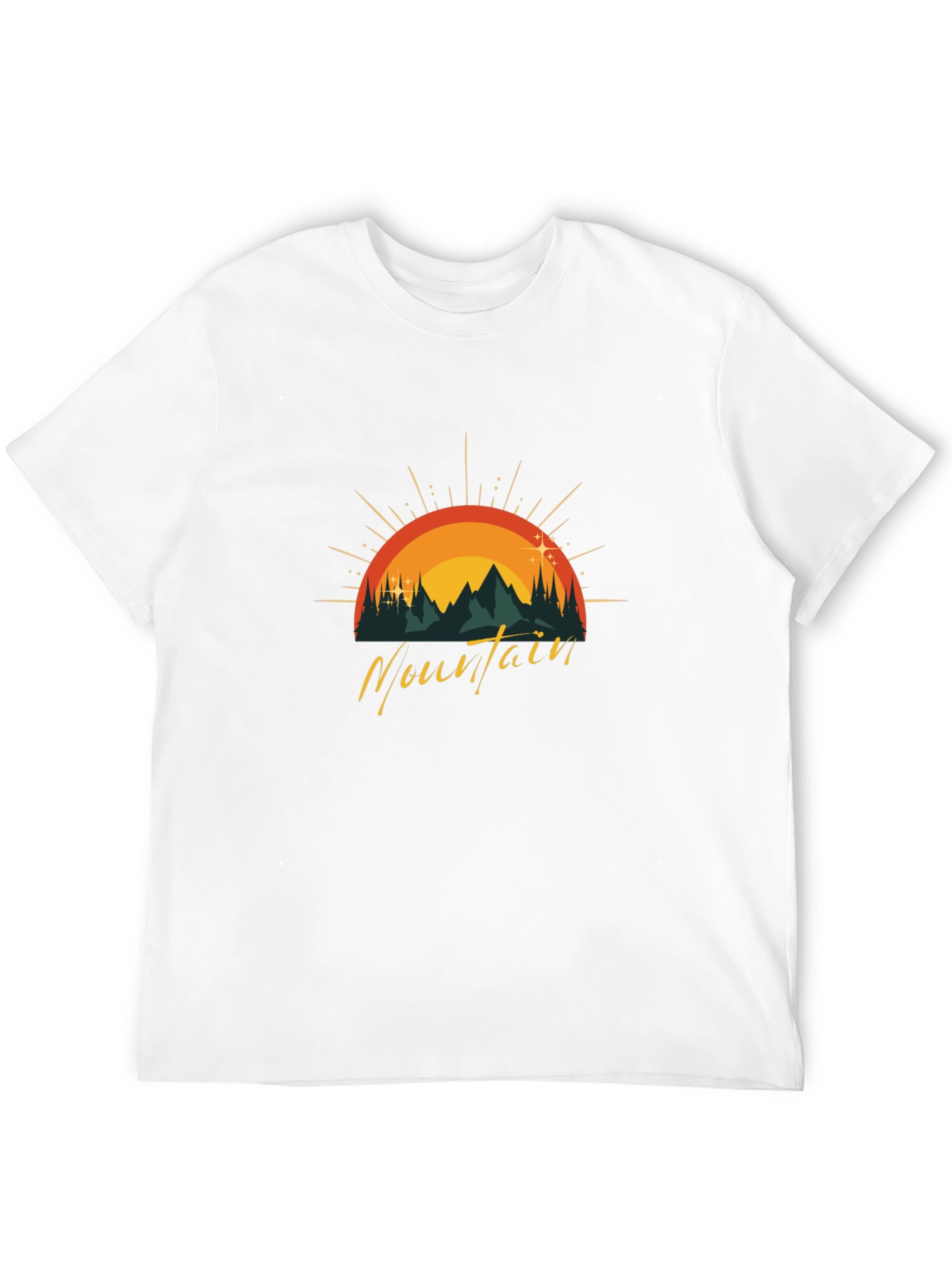 Mountain Graphic Tee - Black
