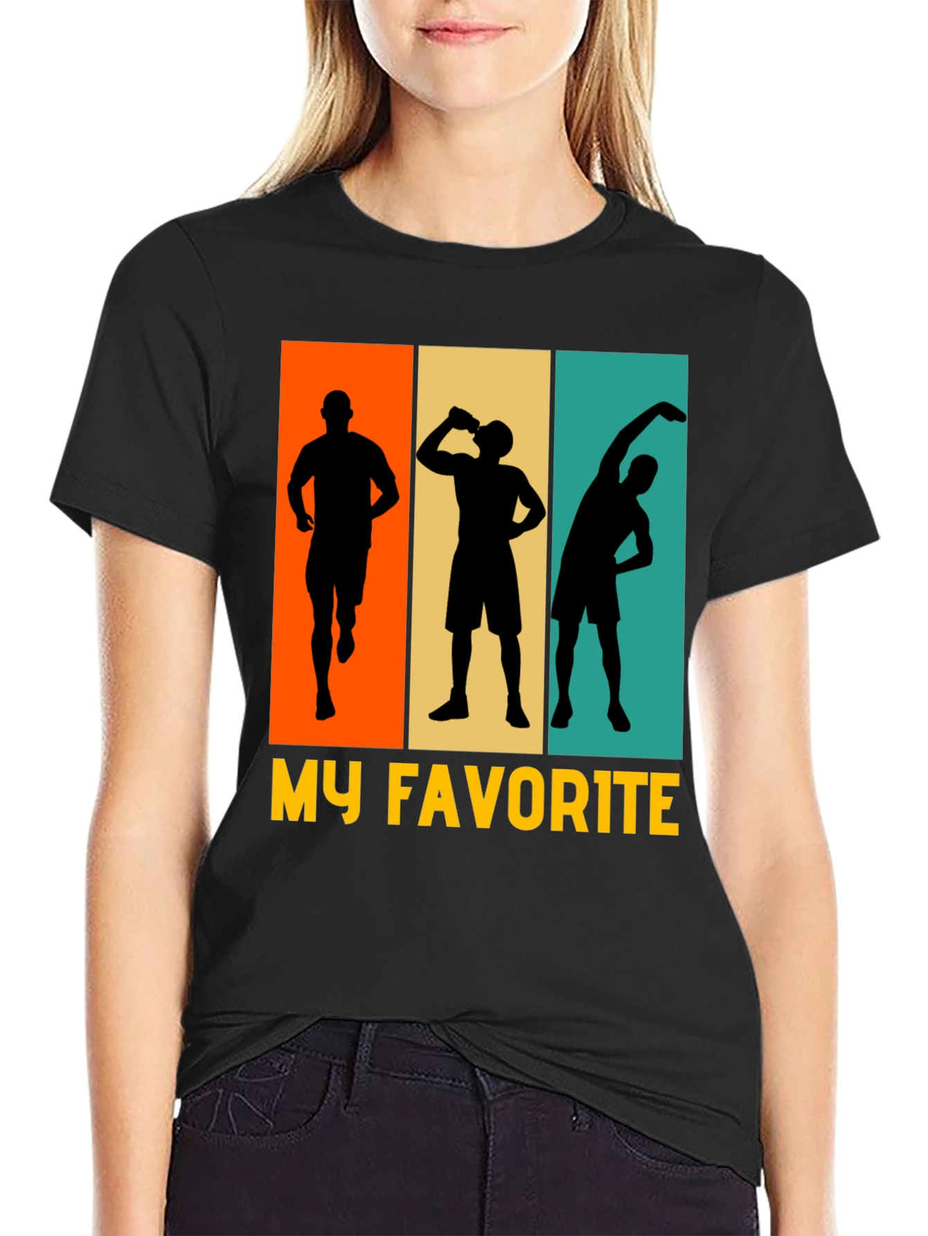 My Favorite Runner T-Shirt - Black