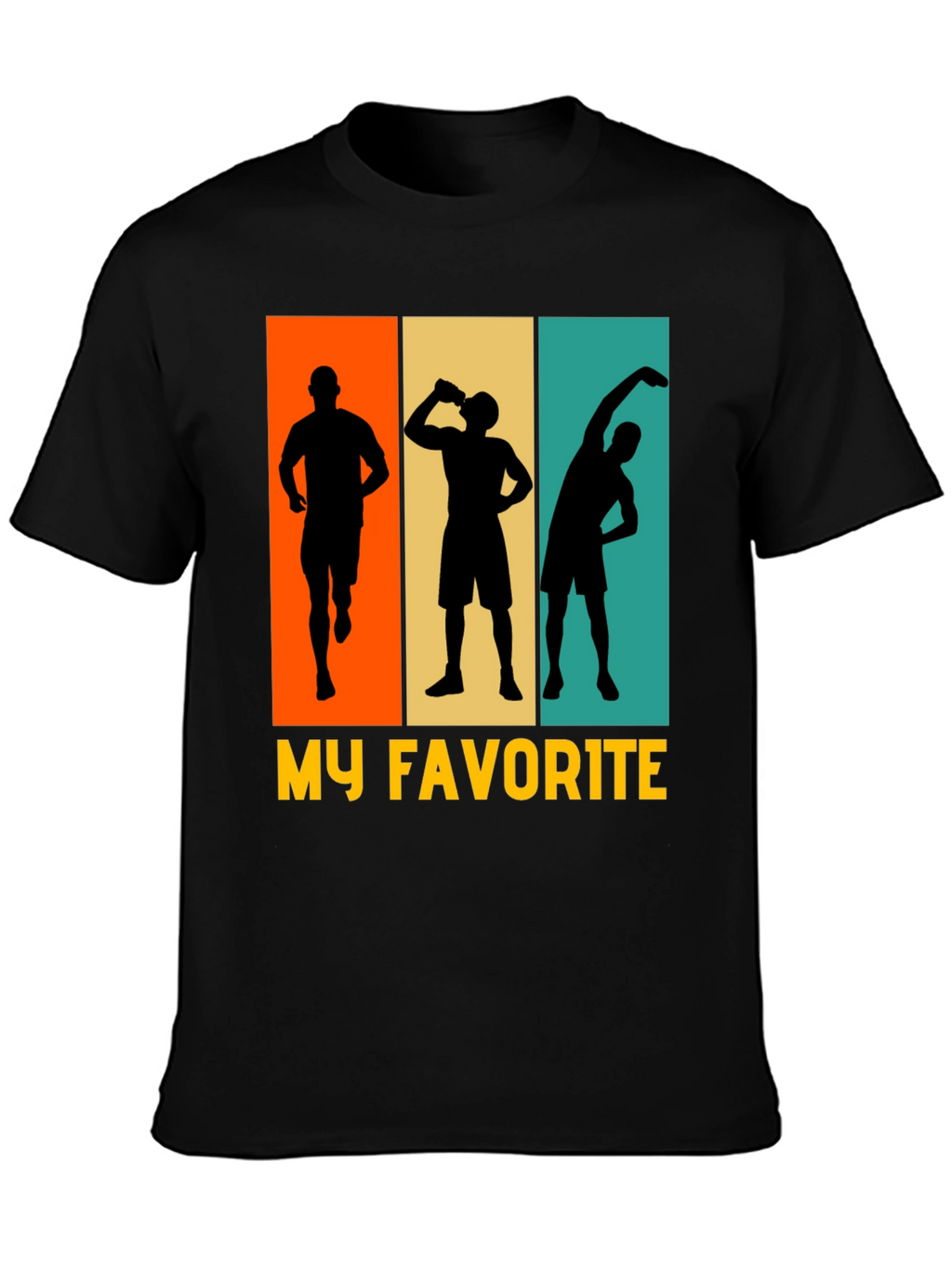 My Favorite Runner T-Shirt - Black