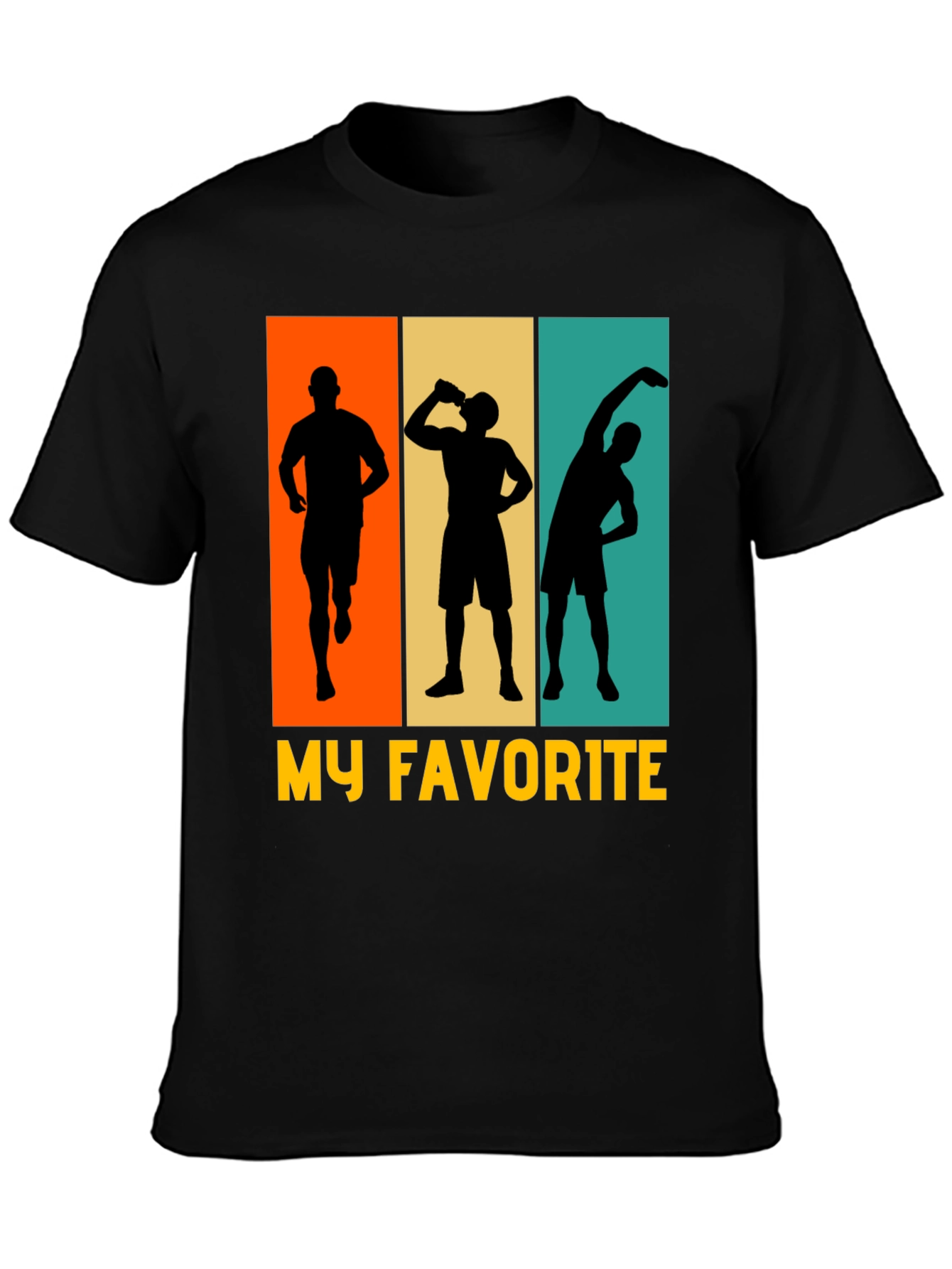 My Favorite Runner T-Shirt - Black