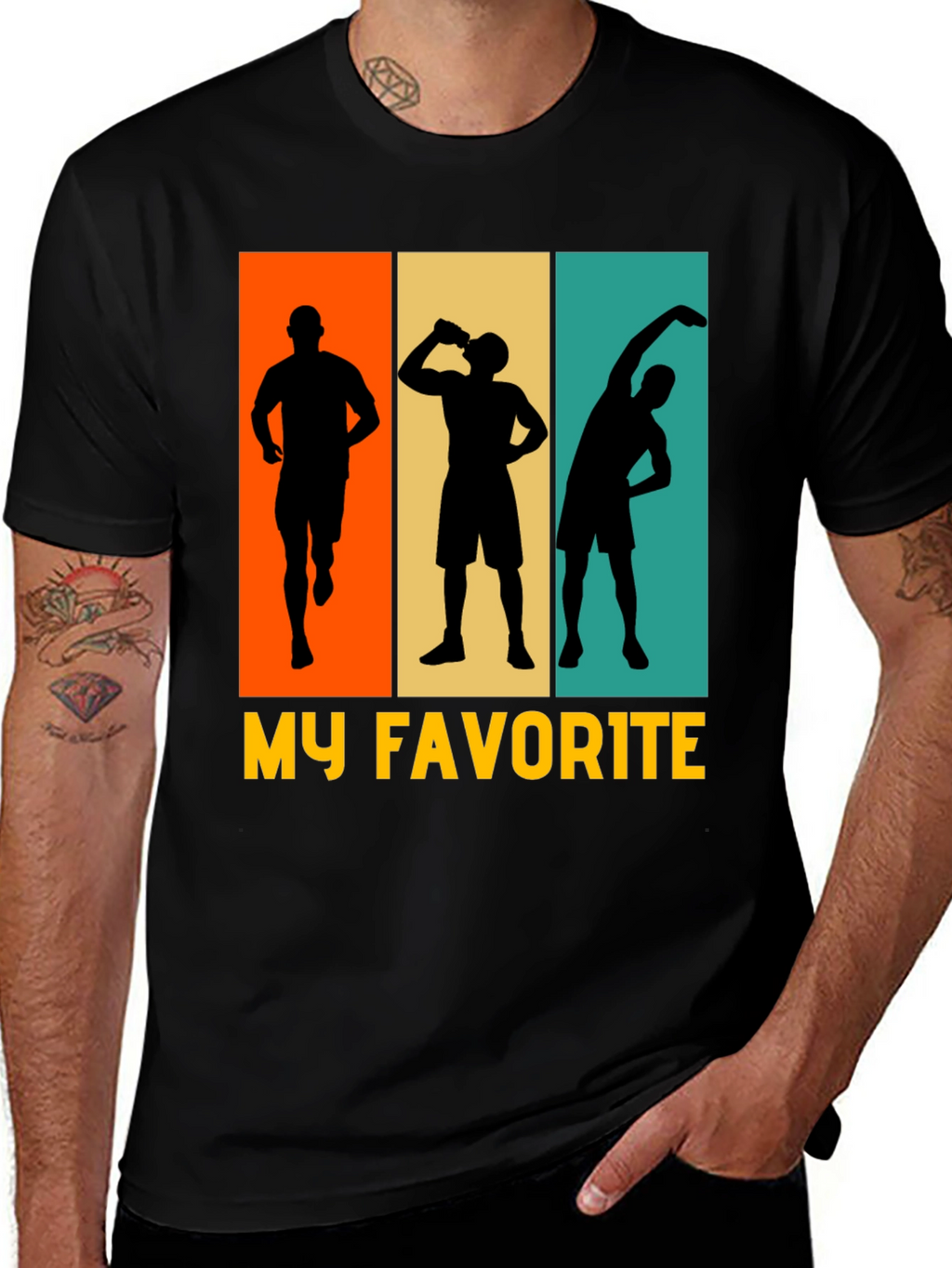 My Favorite Runner T-Shirt - Black