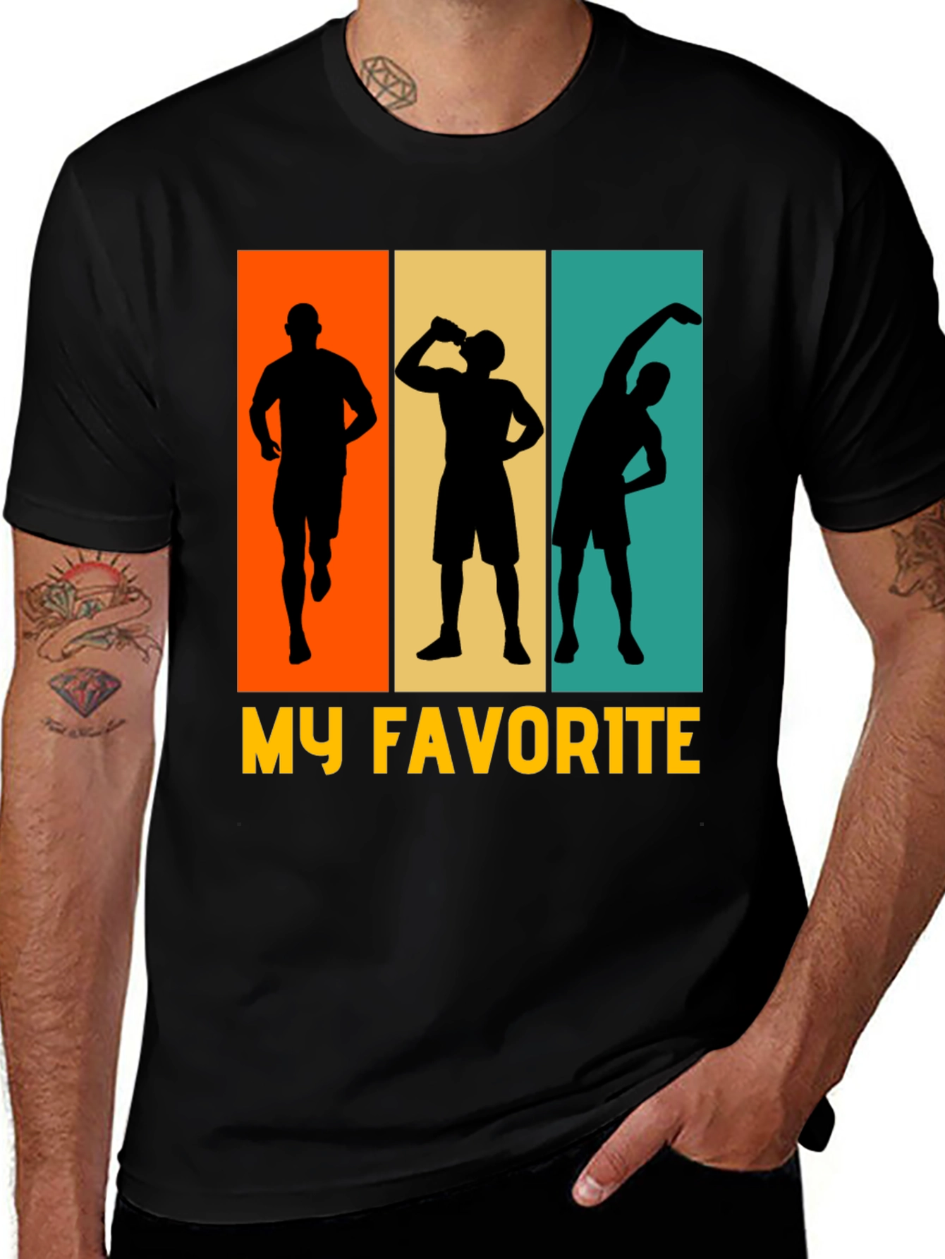 My Favorite Runner T-Shirt - Black