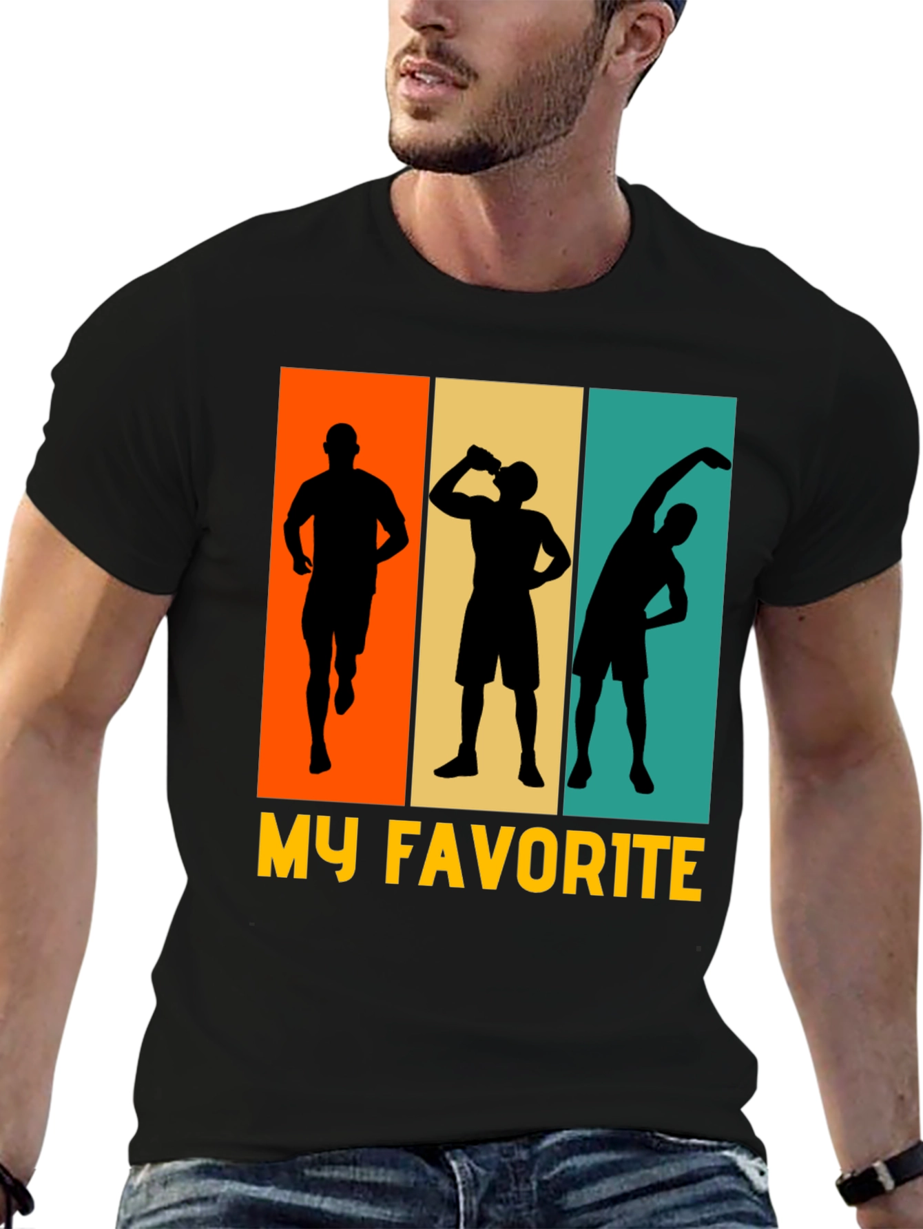 My Favorite Runner T-Shirt - Black