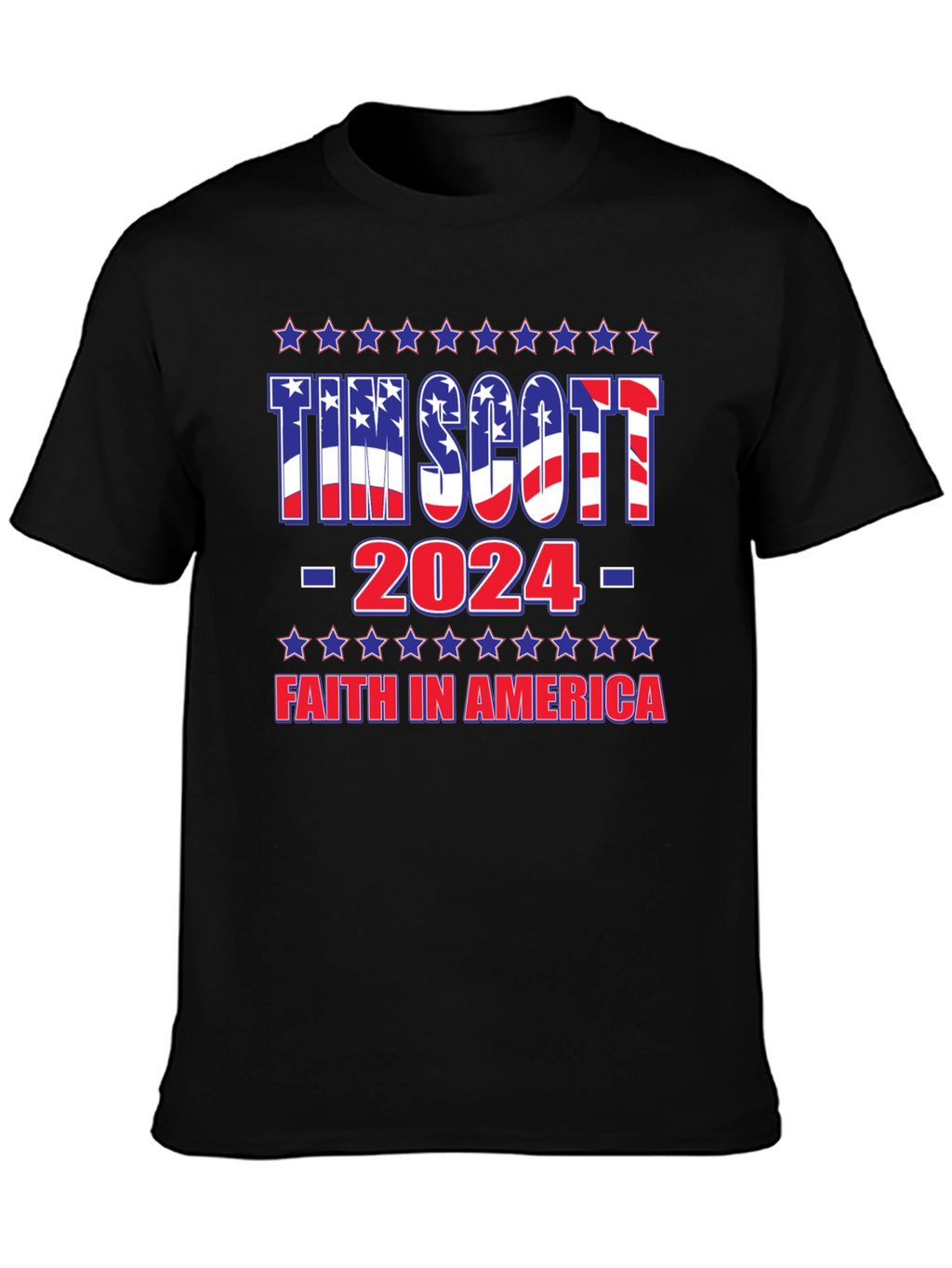 Tim Scott 2024 Patriotic Graphic Tee