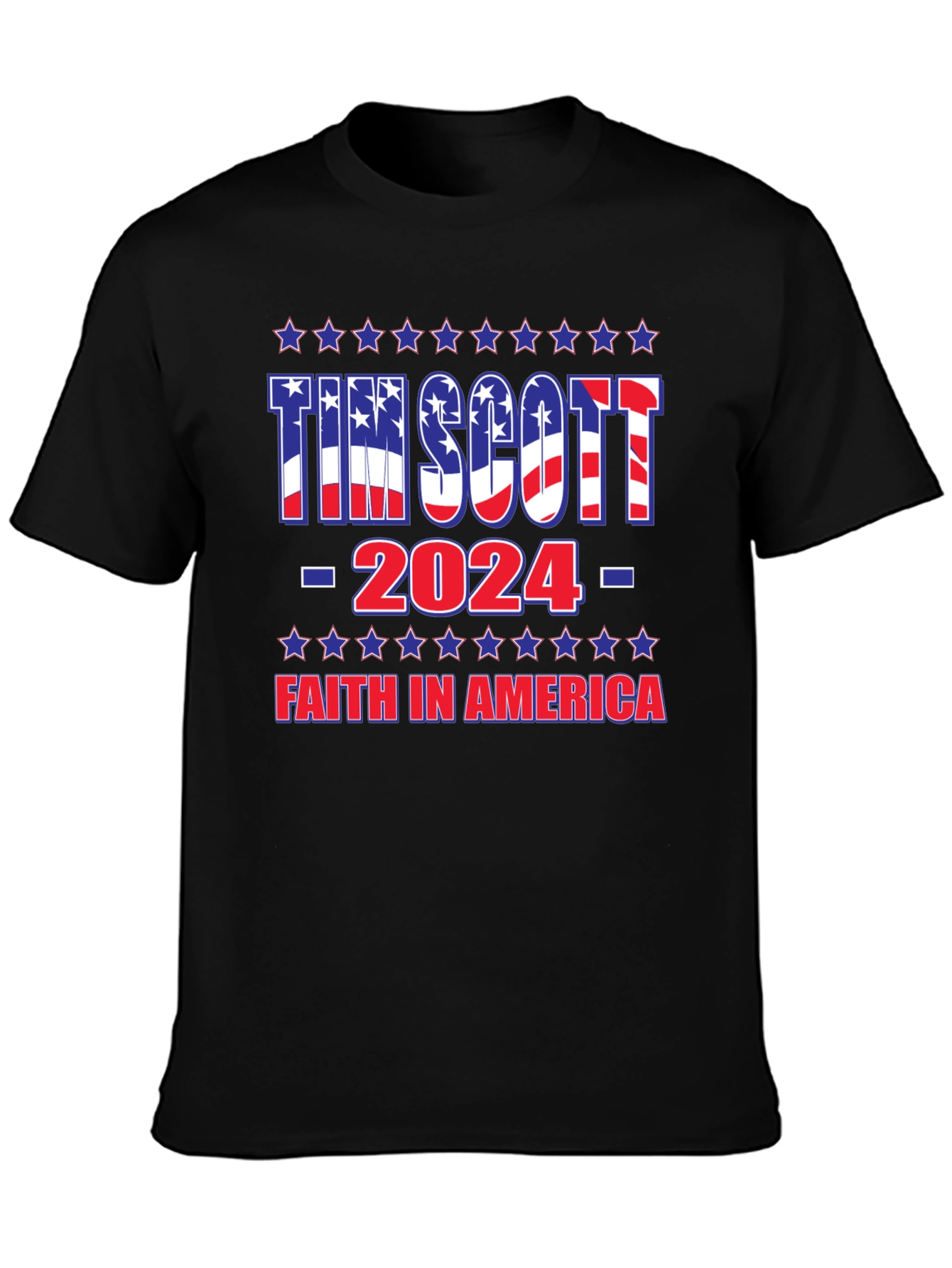 Tim Scott 2024 Patriotic Graphic Tee