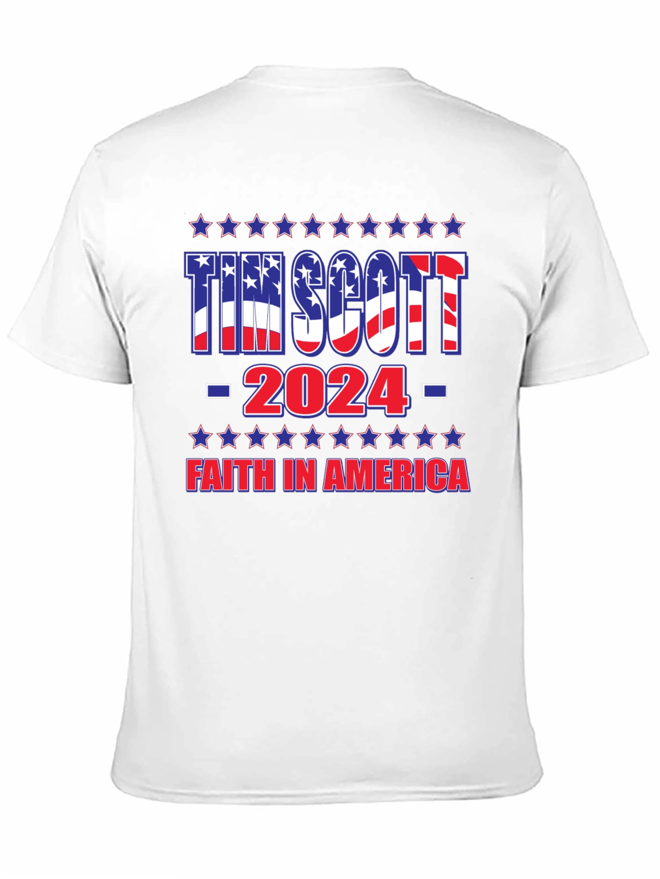 Tim Scott 2024 Patriotic Graphic Tee