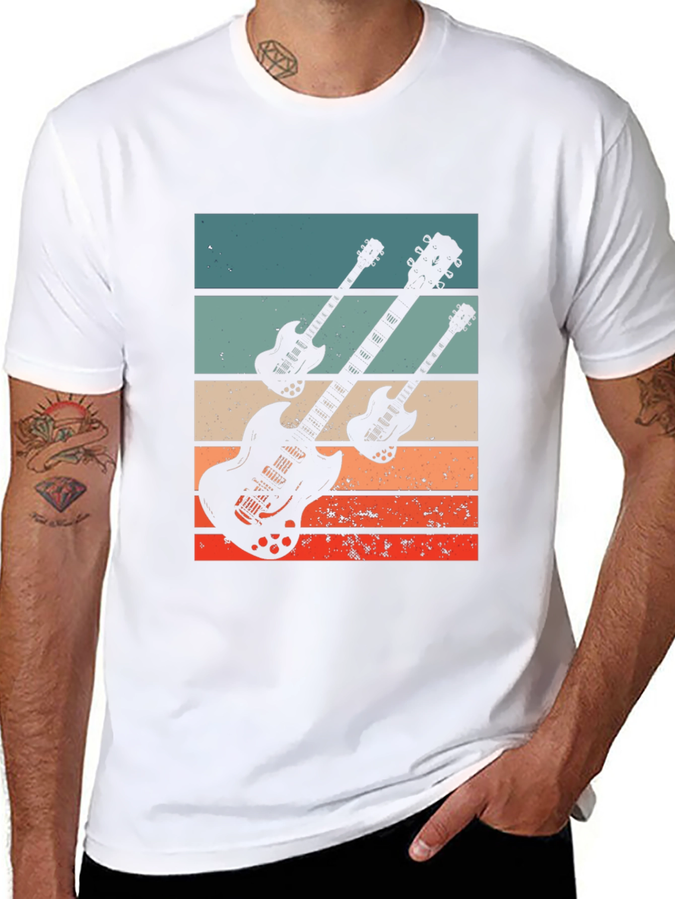 Retro Guitar T-Shirt