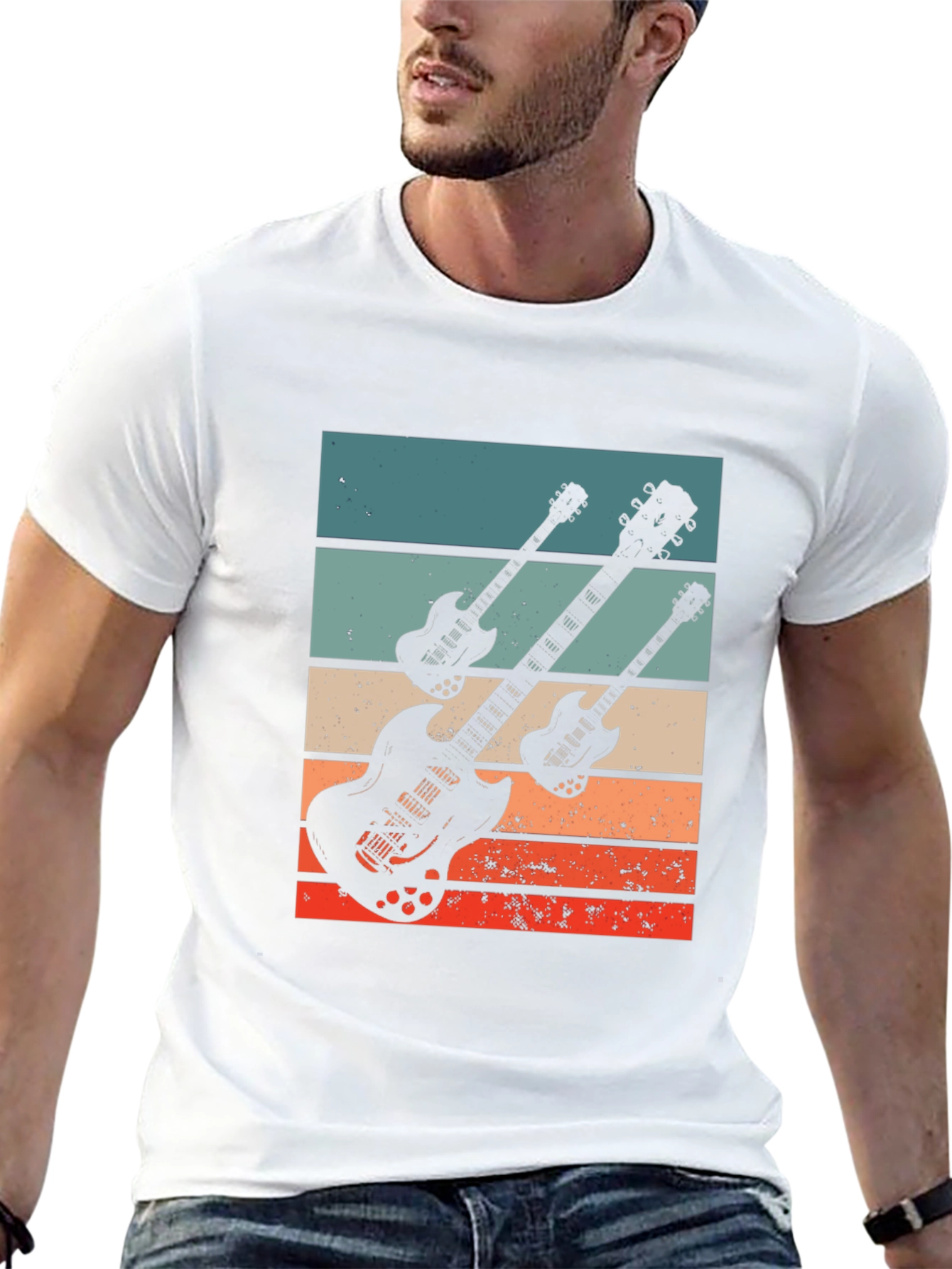 Retro Guitar T-Shirt