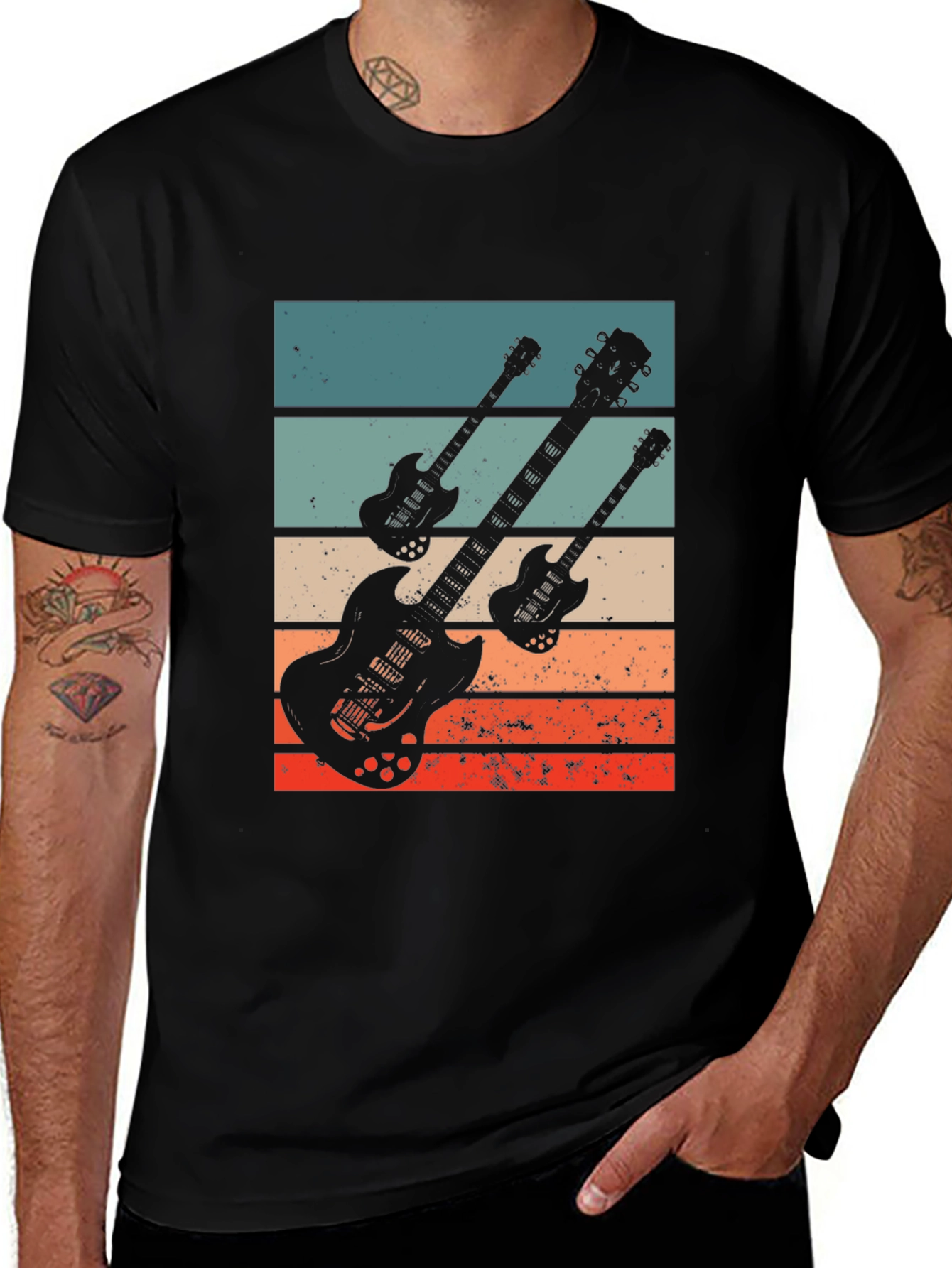 Retro Guitar T-Shirt