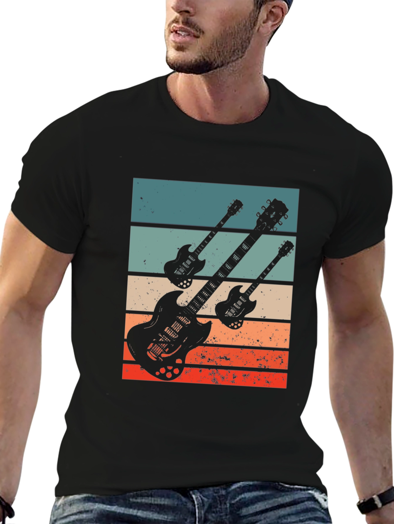 Retro Guitar T-Shirt