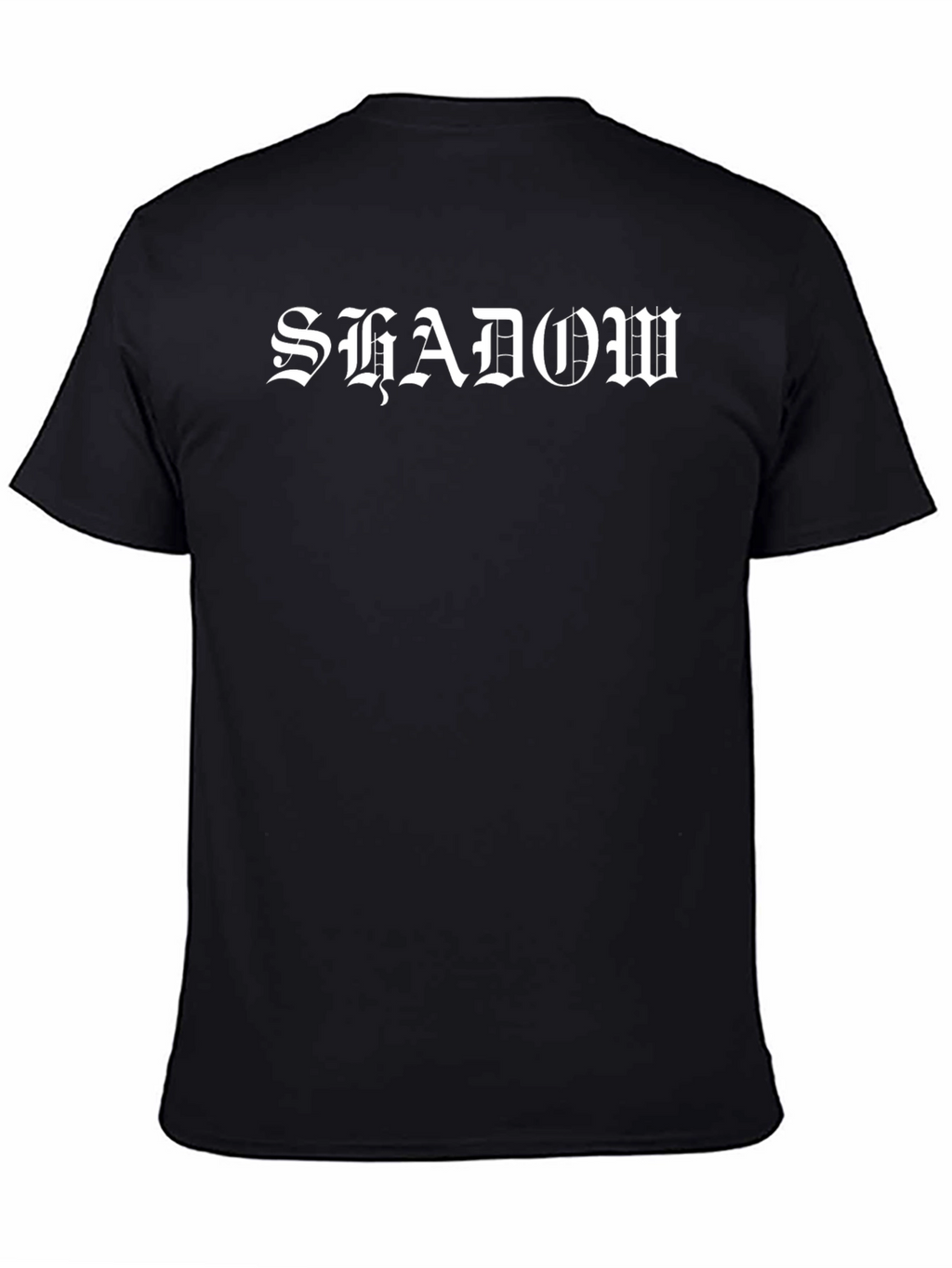 Shadow Print Black T-Shirt