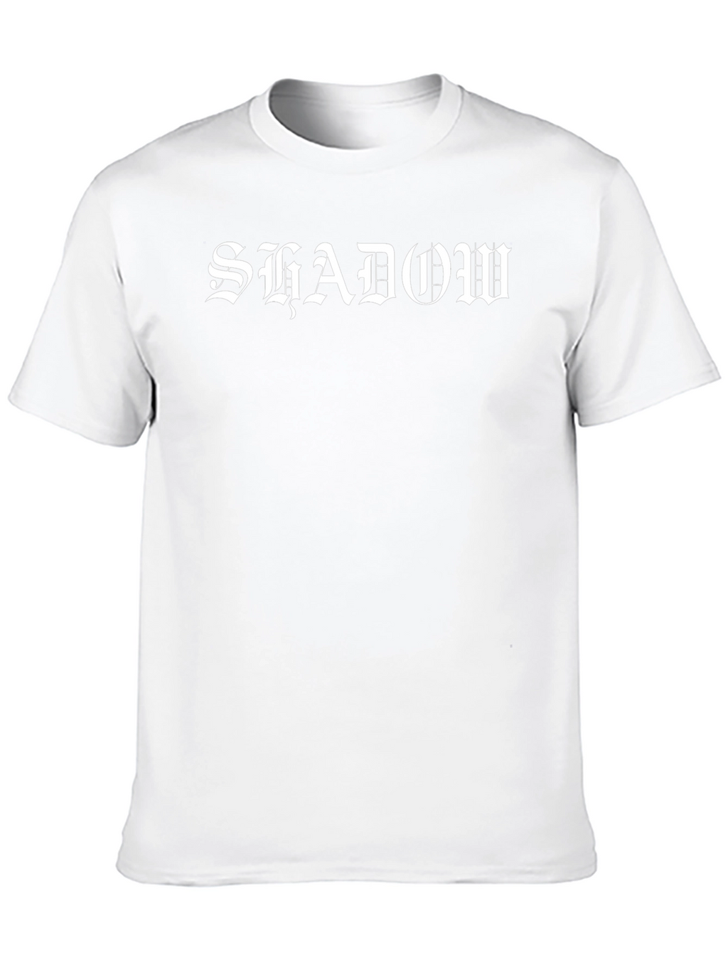 Shadow Print Black T-Shirt