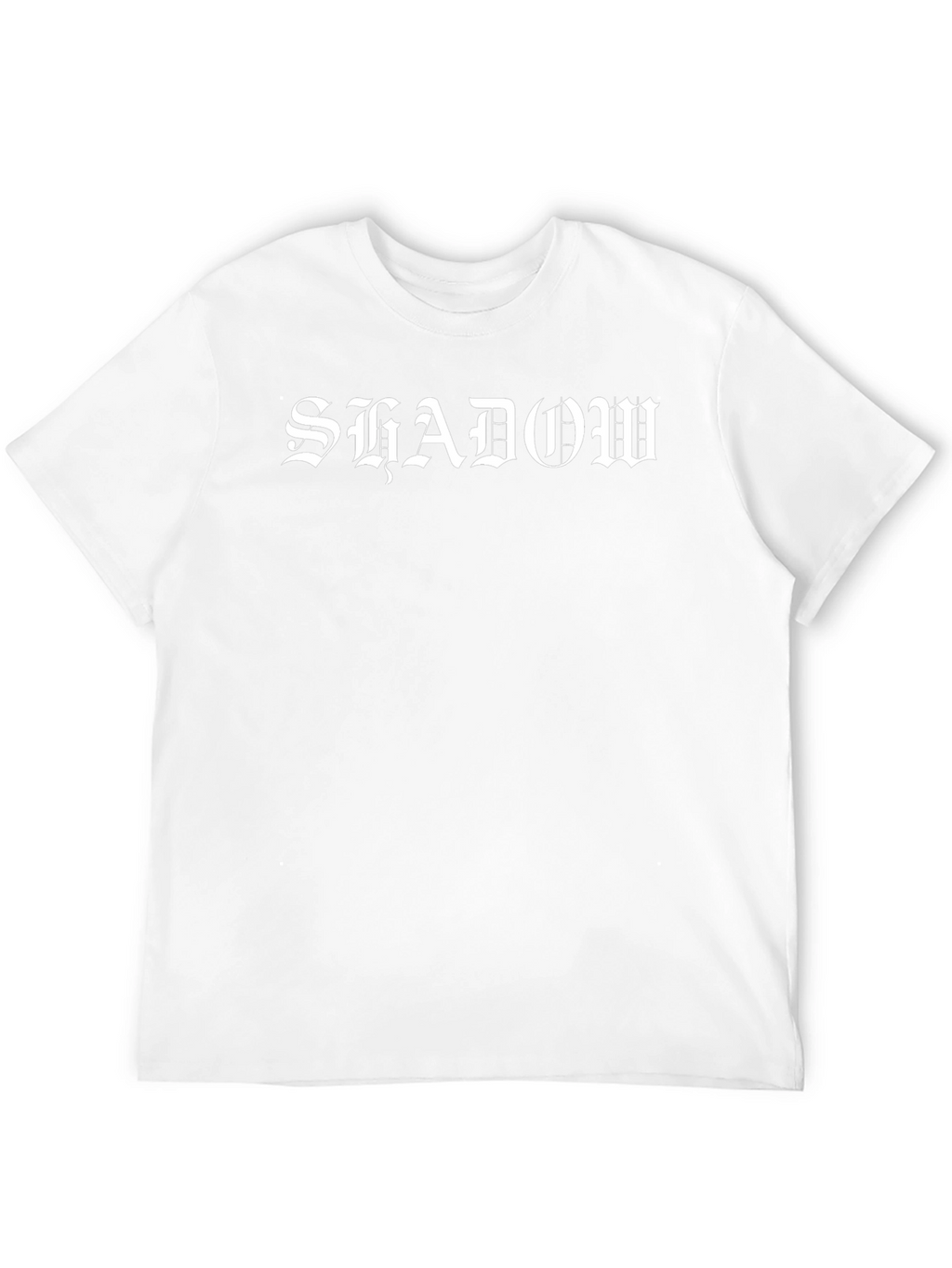 Shadow Print Black T-Shirt