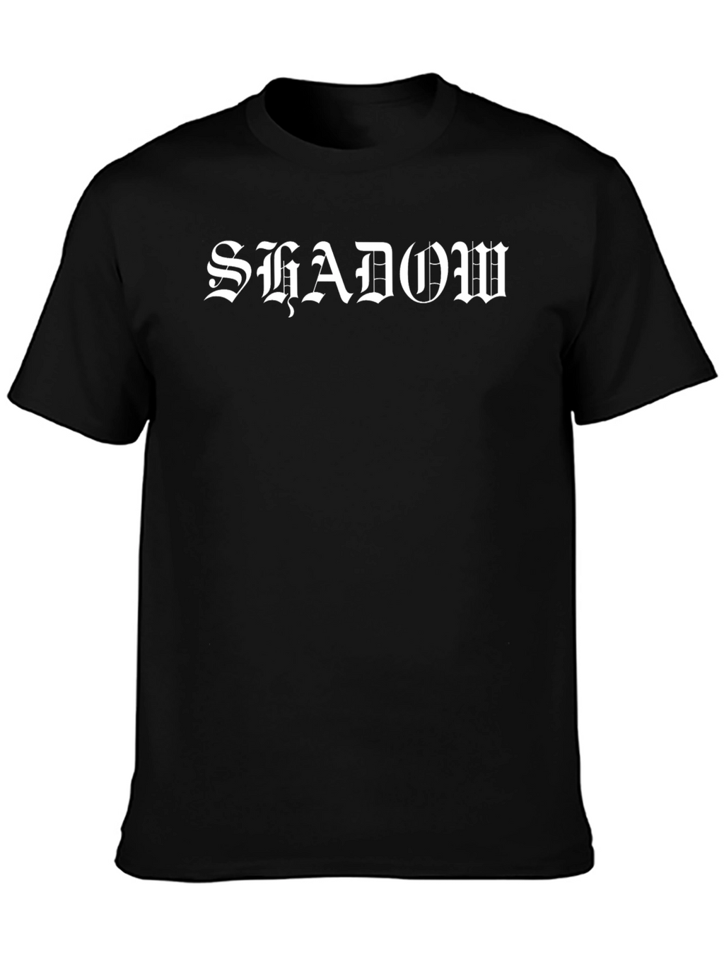 Shadow Print Black T-Shirt