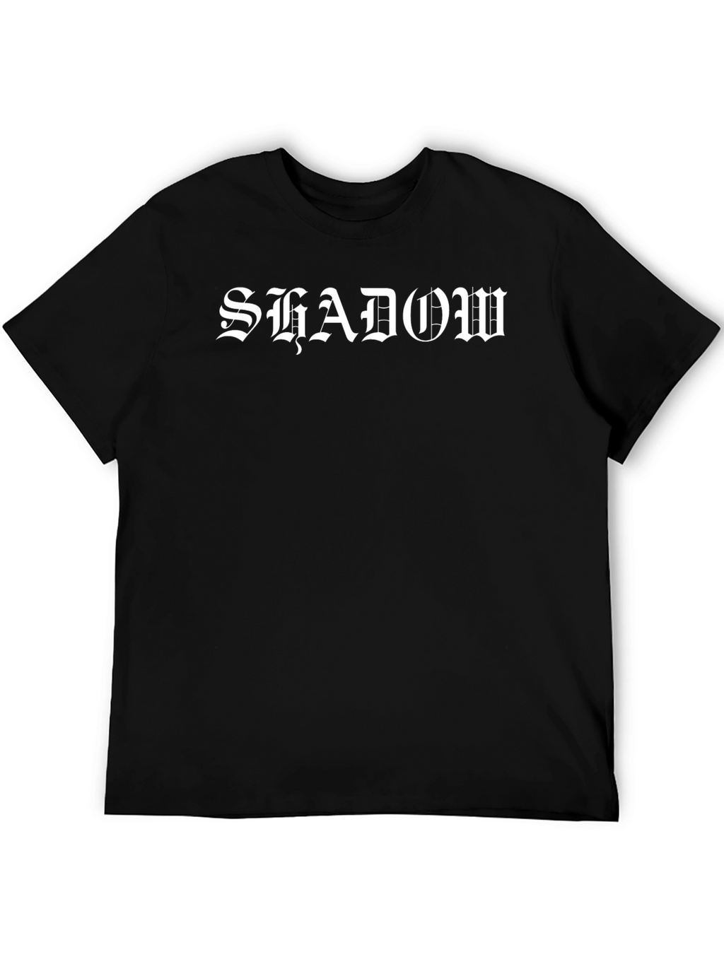 Shadow Print Black T-Shirt