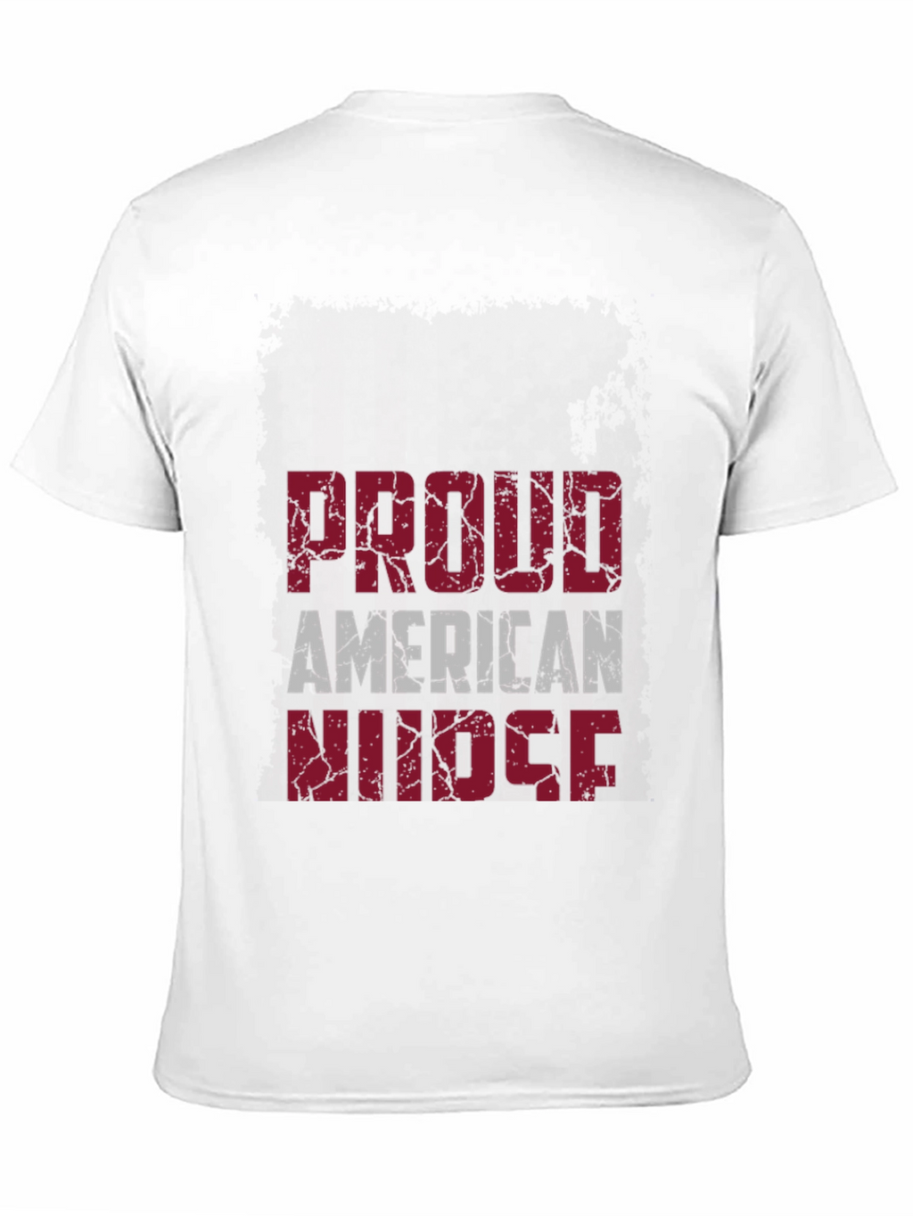 Proud American Nurse Graphic T-Shirt