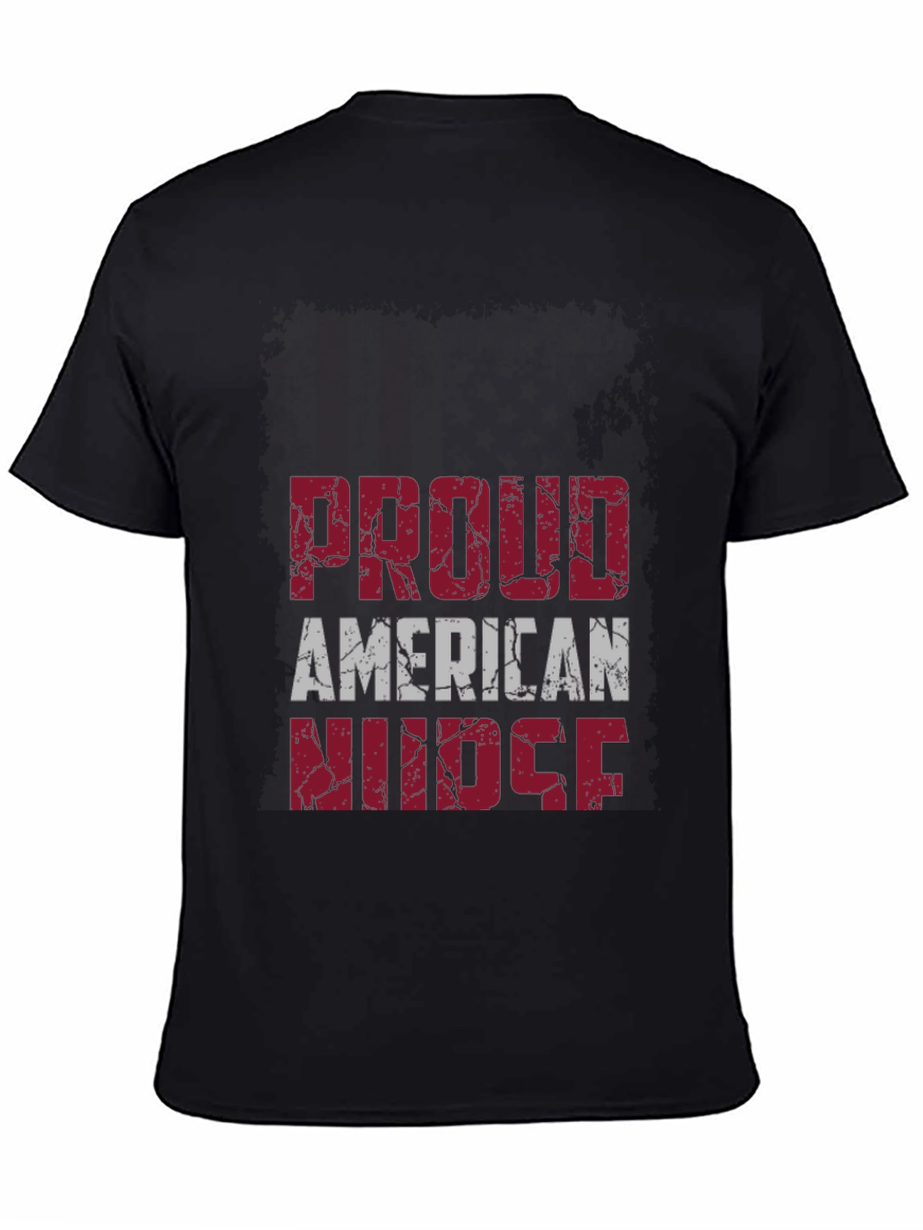 Proud American Nurse Graphic T-Shirt