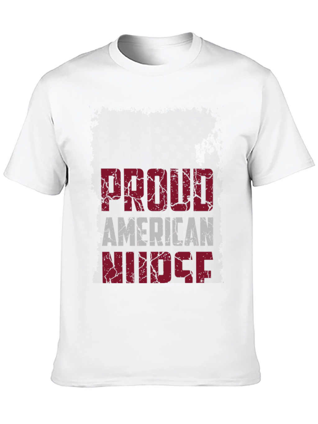 Proud American Nurse Graphic T-Shirt