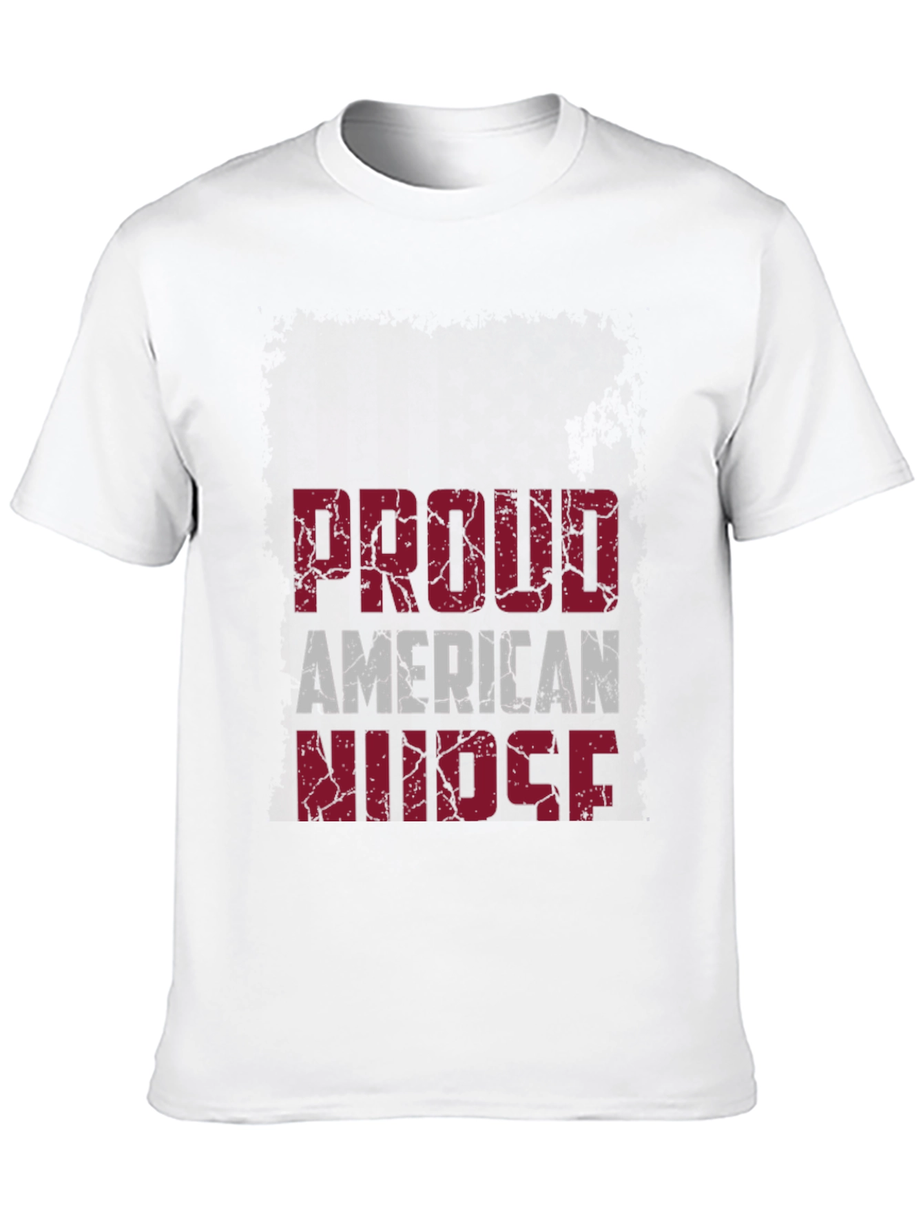 Proud American Nurse Graphic T-Shirt
