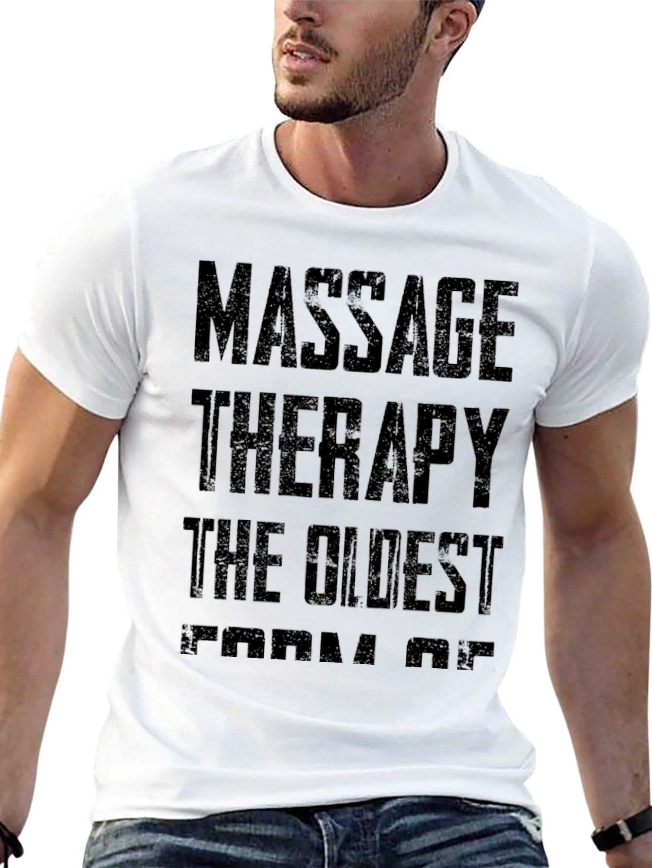 Massage Therapy Oldest Form Of Healing Funny T-Shirt