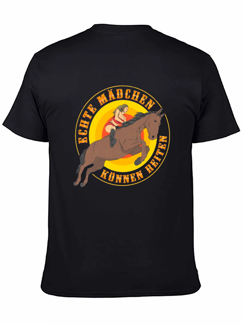 Echte Mädchen Können Reiten Graphic T-Shirt
