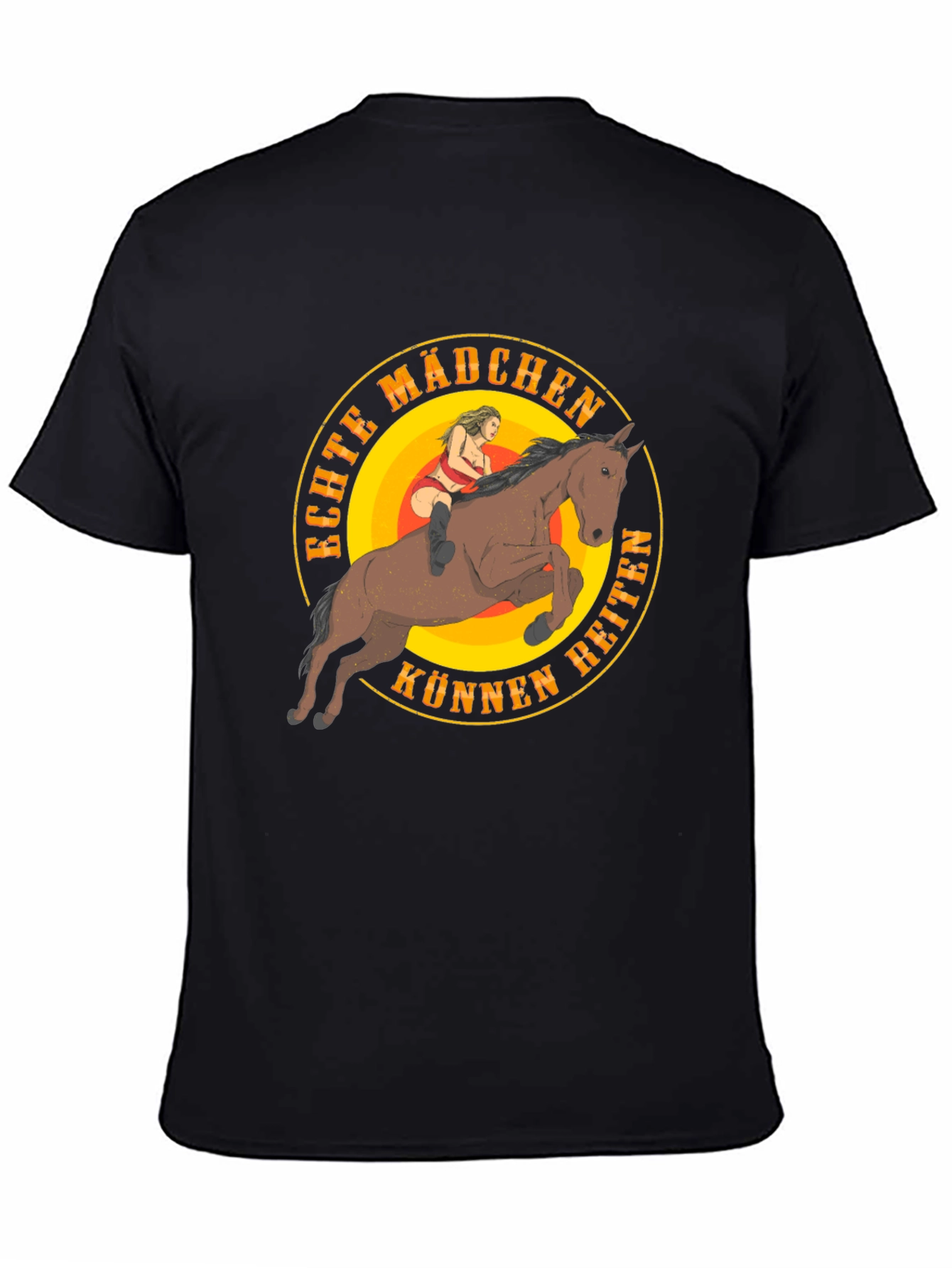 Echte Mädchen Können Reiten Graphic T-Shirt