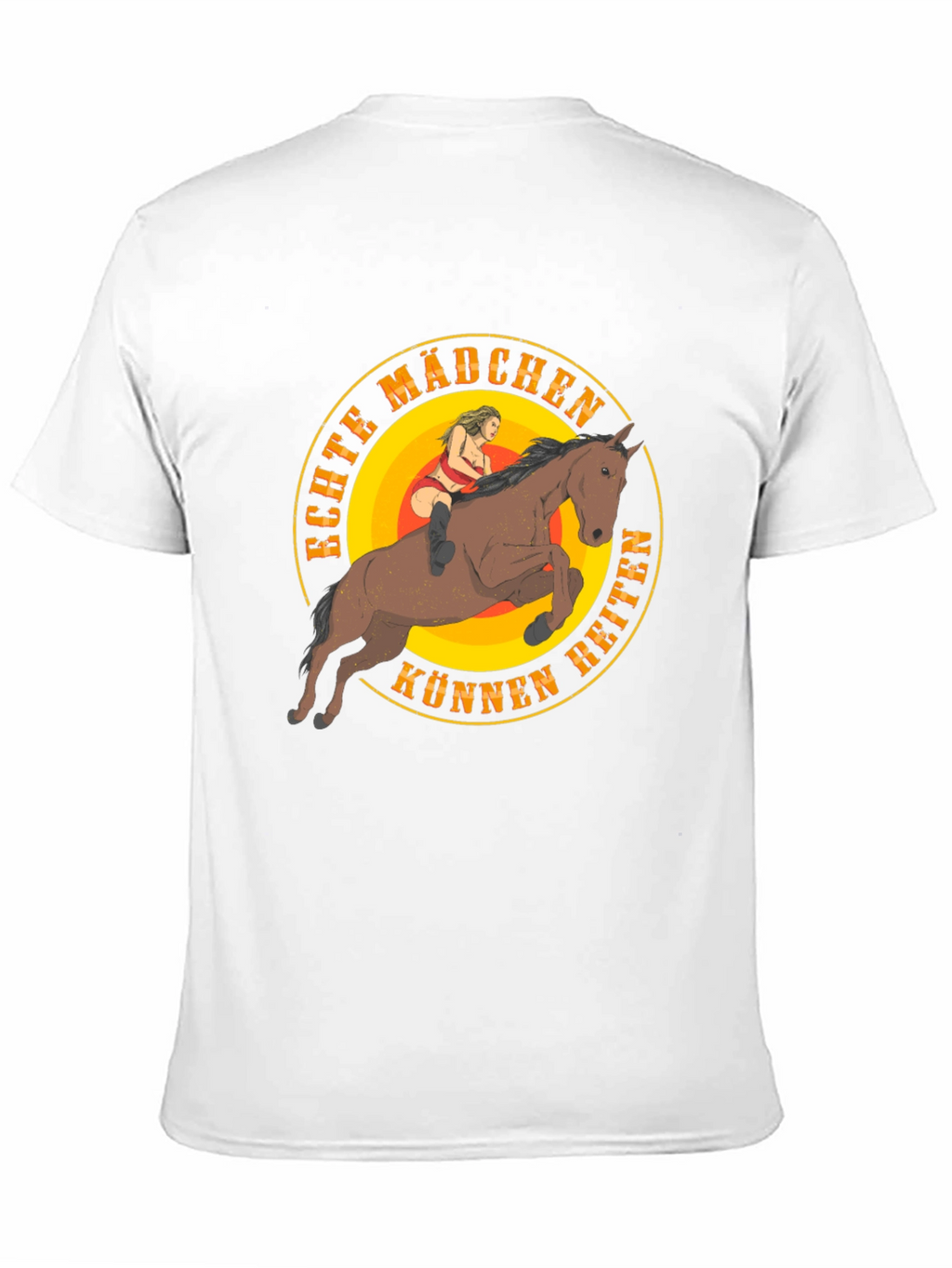 Echte Mädchen Können Reiten Graphic T-Shirt